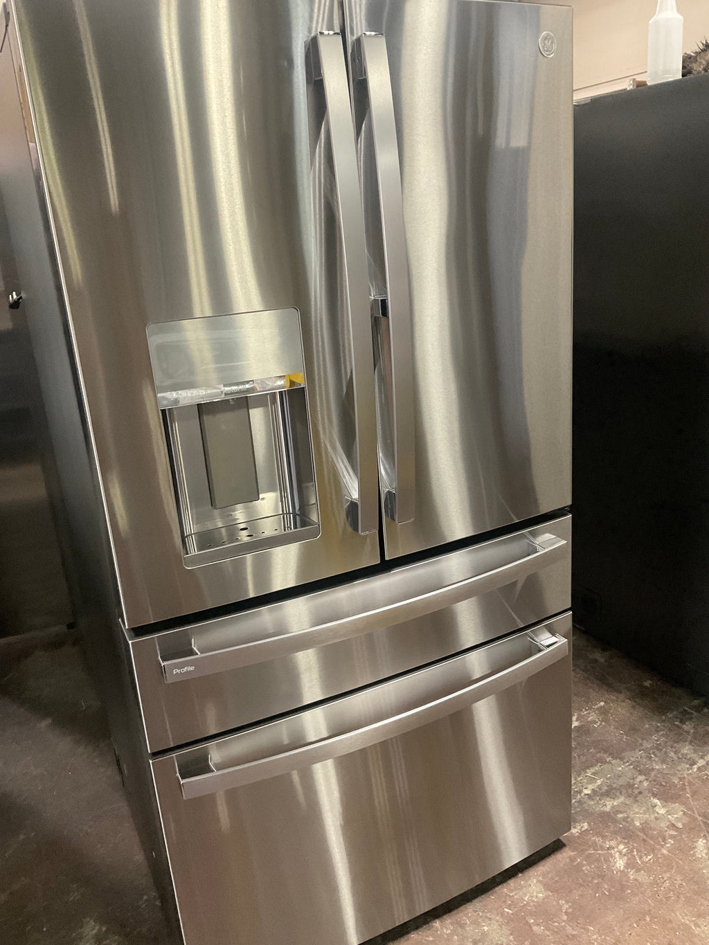 GE Profile™ ENERGY STAR® 27.9 Cu. Ft. Smart Fingerprint Resistant 4-Door French-Door Refrigerator with Door In Door