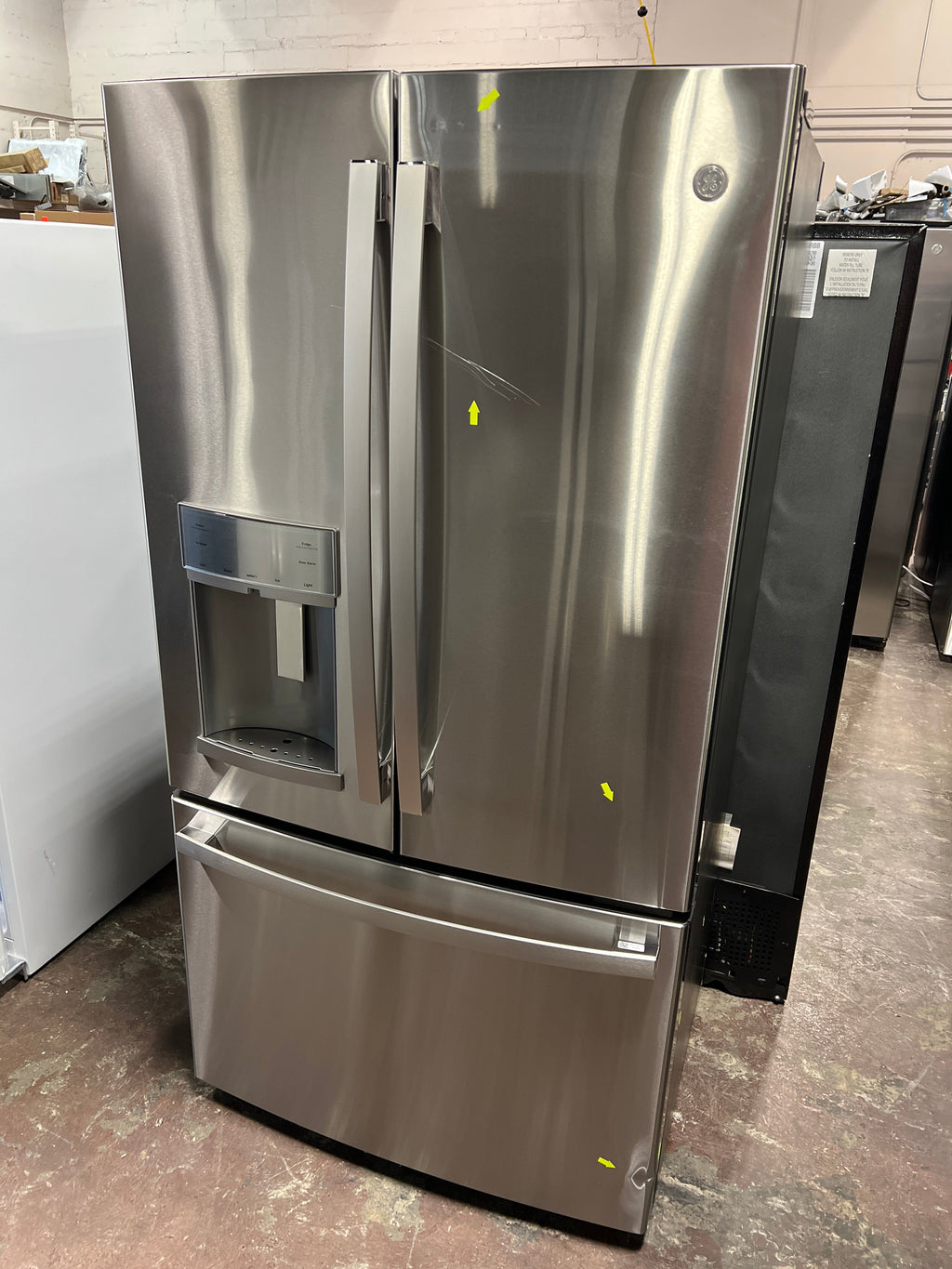 GE Profile™ ENERGY STAR® 22.1 Cu. Ft. Counter-Depth Fingerprint Resistant French-Door Refrigerator with Hands-Free AutoFill