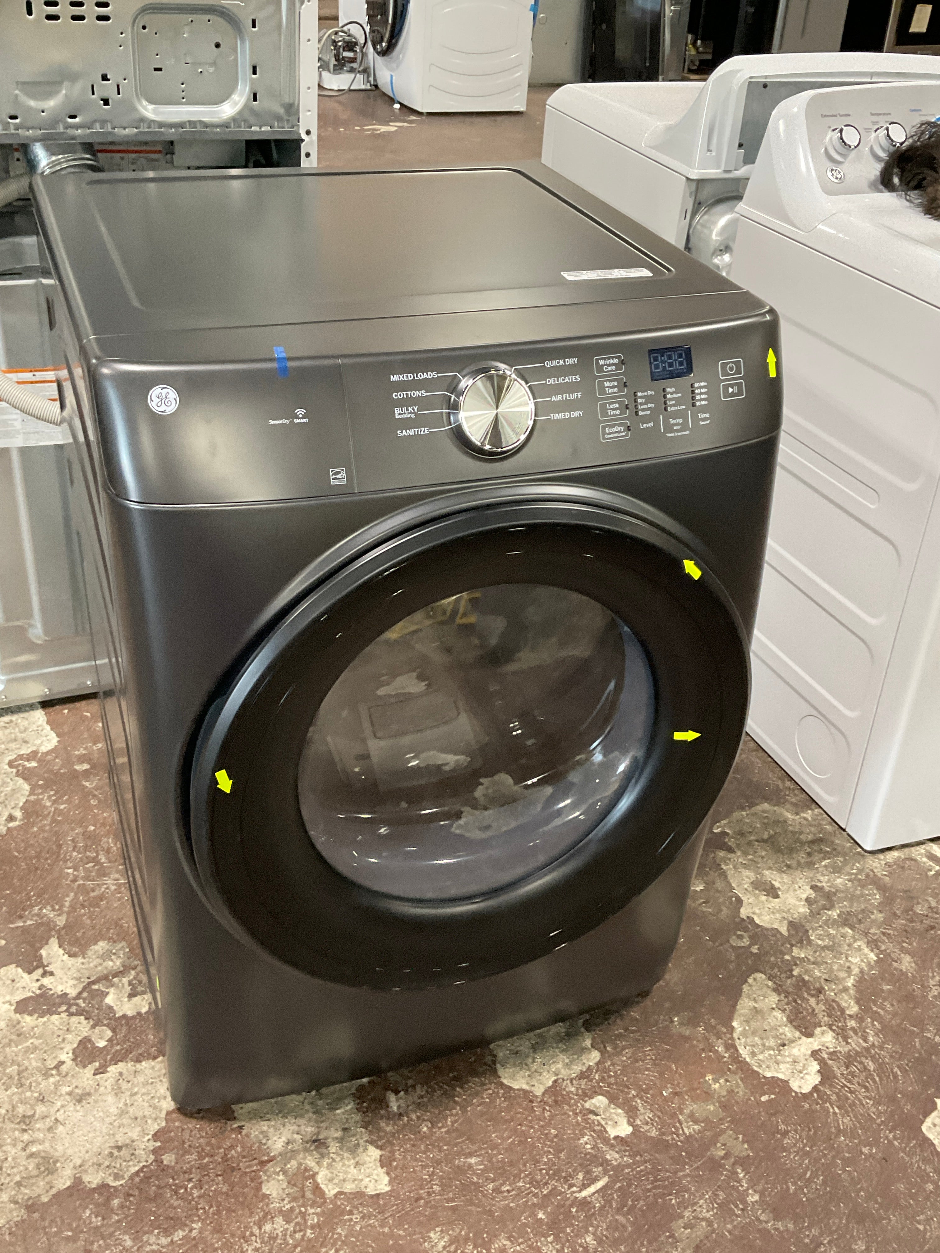 GE® ENERGY STAR® 7.8 cu. ft. Capacity Smart Front Load Electric Dryer