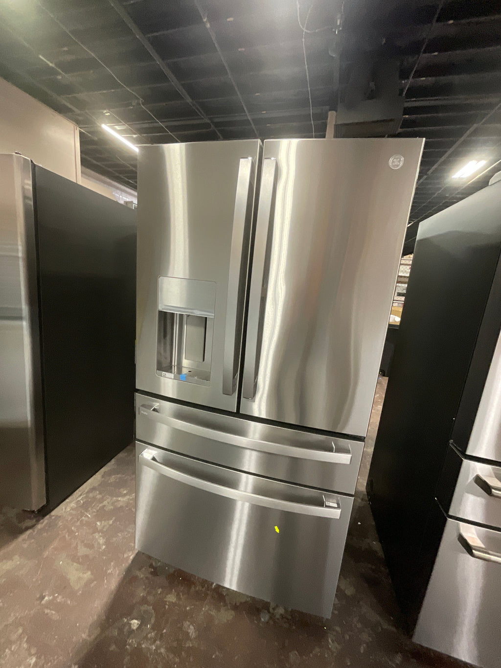 GE Profile™ ENERGY STAR® 27.9 Cu. Ft. Smart Fingerprint Resistant 4-Door French-Door Refrigerator with Door In Door