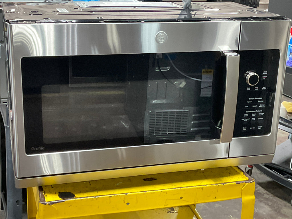 GE Profile™ 2.2 Cu. Ft. Over-the-Range Sensor Microwave Oven with Extendable Slide-Out Vent