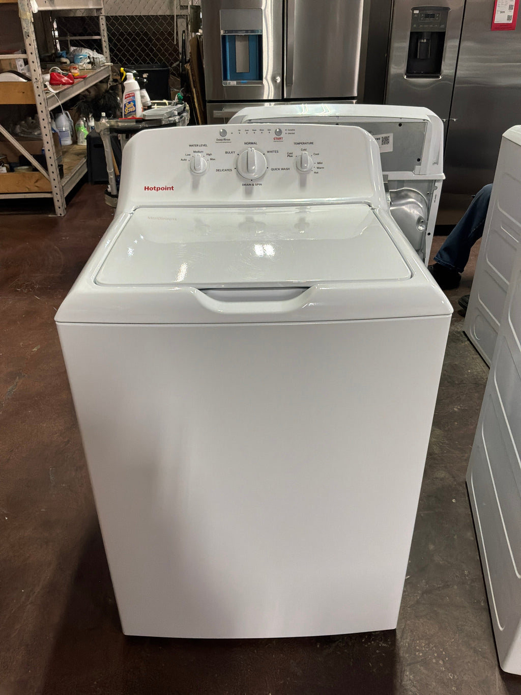 Hotpoint® 4.0 cu. ft. Capacity Washer with Stainless Steel Basket,Cold Plus and Water Level Control