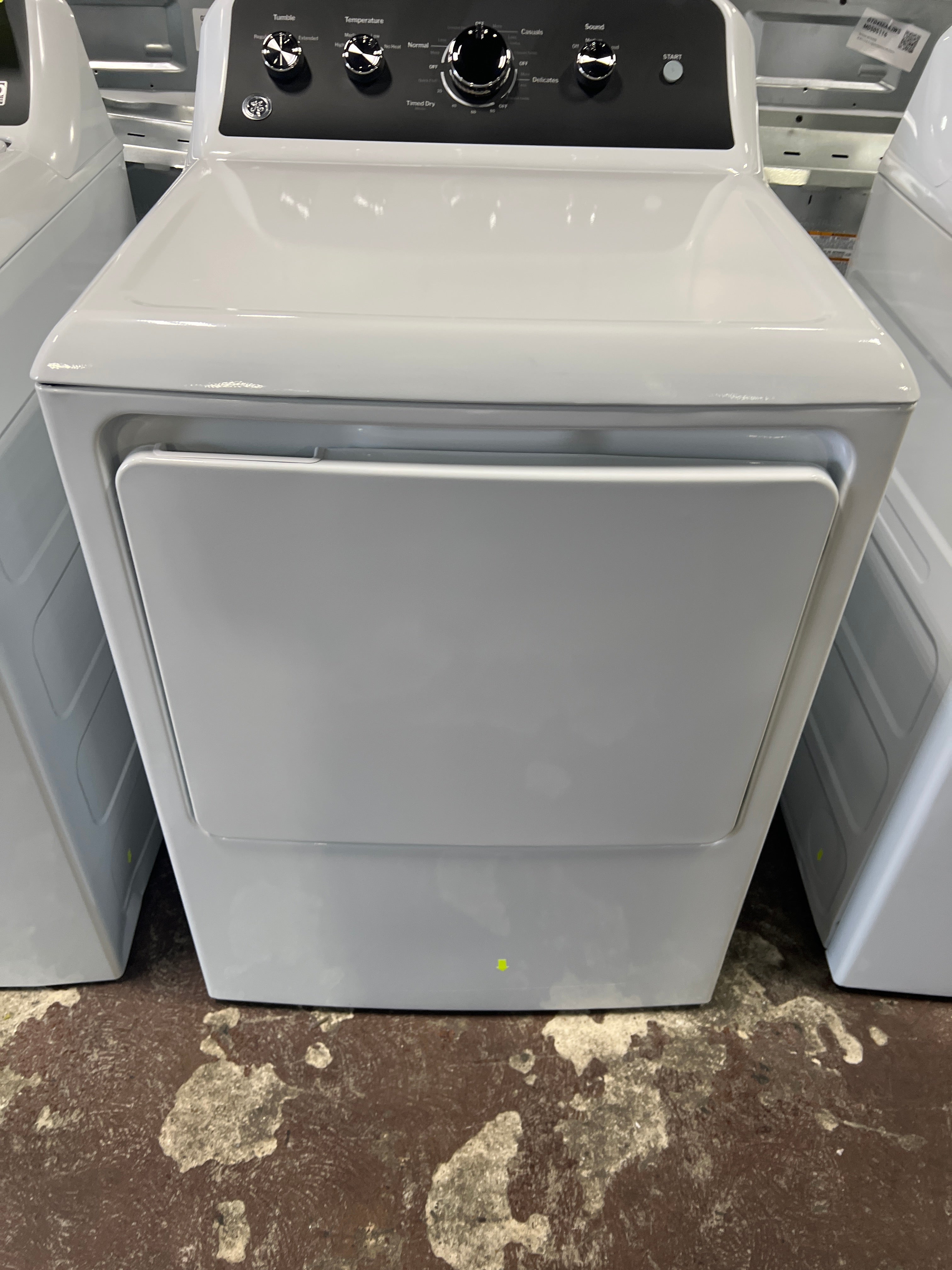 GE GE® 7.2 cu. ft. Capacity Electric Dryer with Up To 120 ft. Venting and Extended Tumble