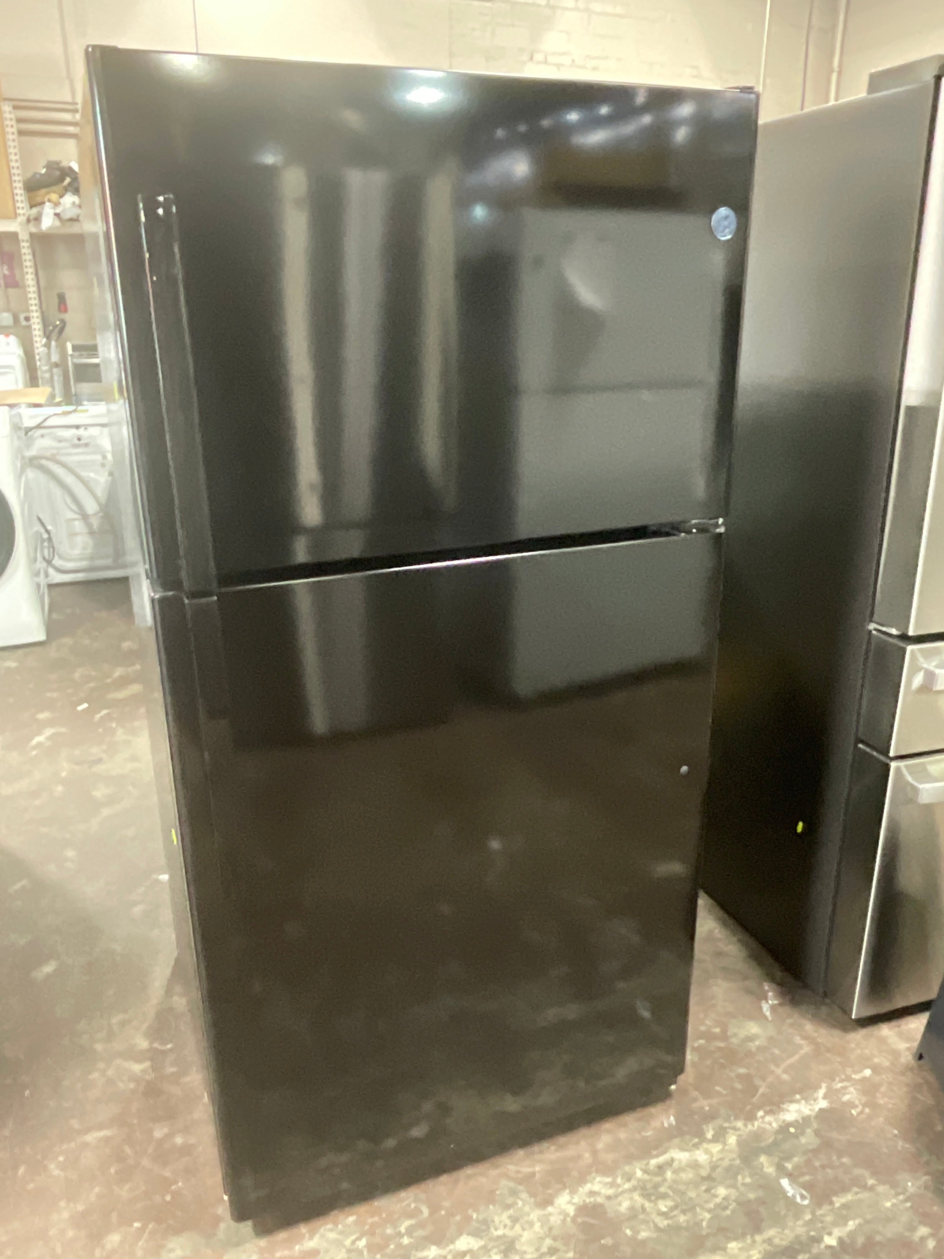 GE® 21.9 Cu. Ft. Garage Ready Top-Freezer Refrigerator