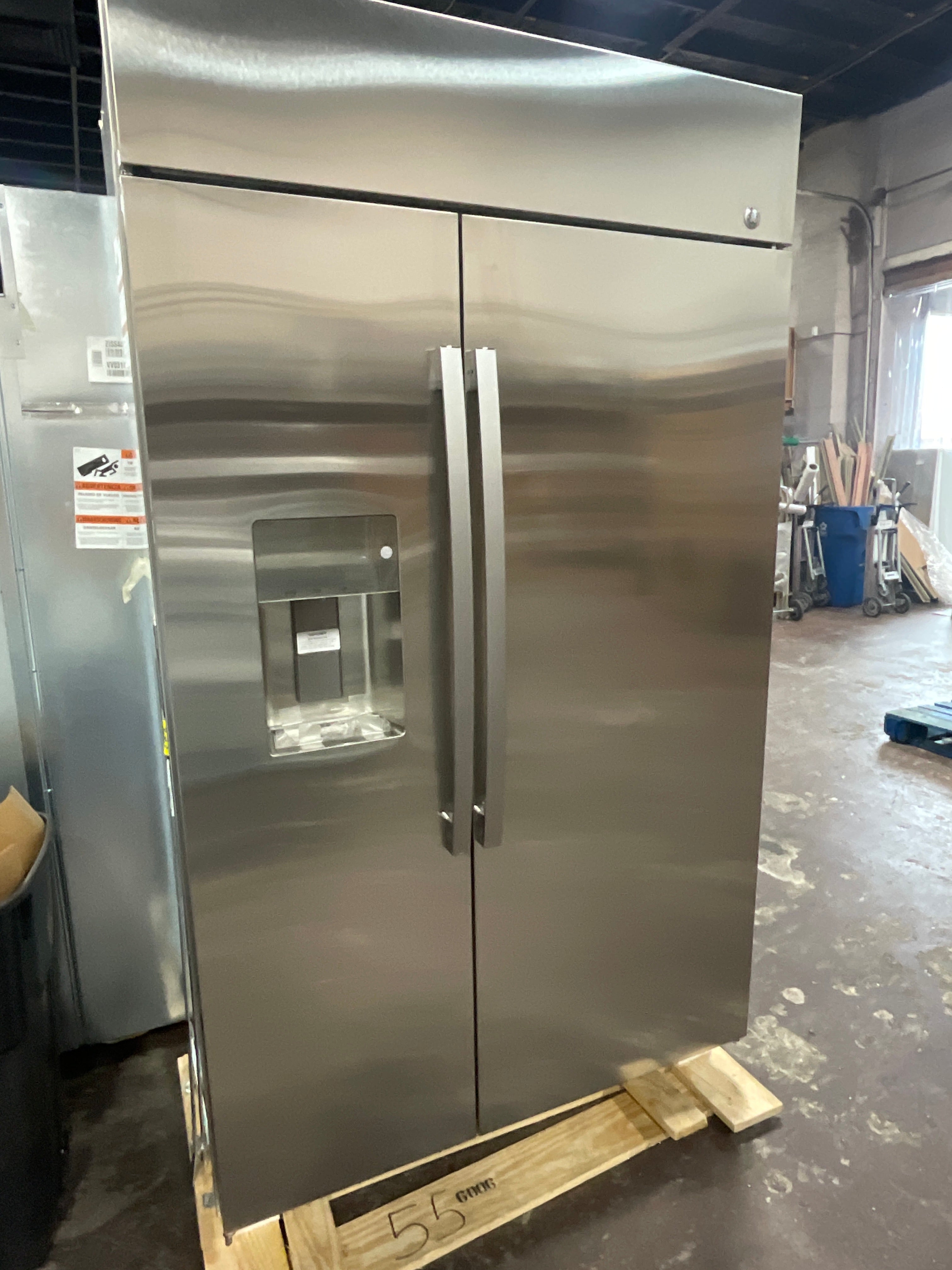 GE Profile™ 48" Smart Built-In Side-by-Side Refrigerator with Dispenser