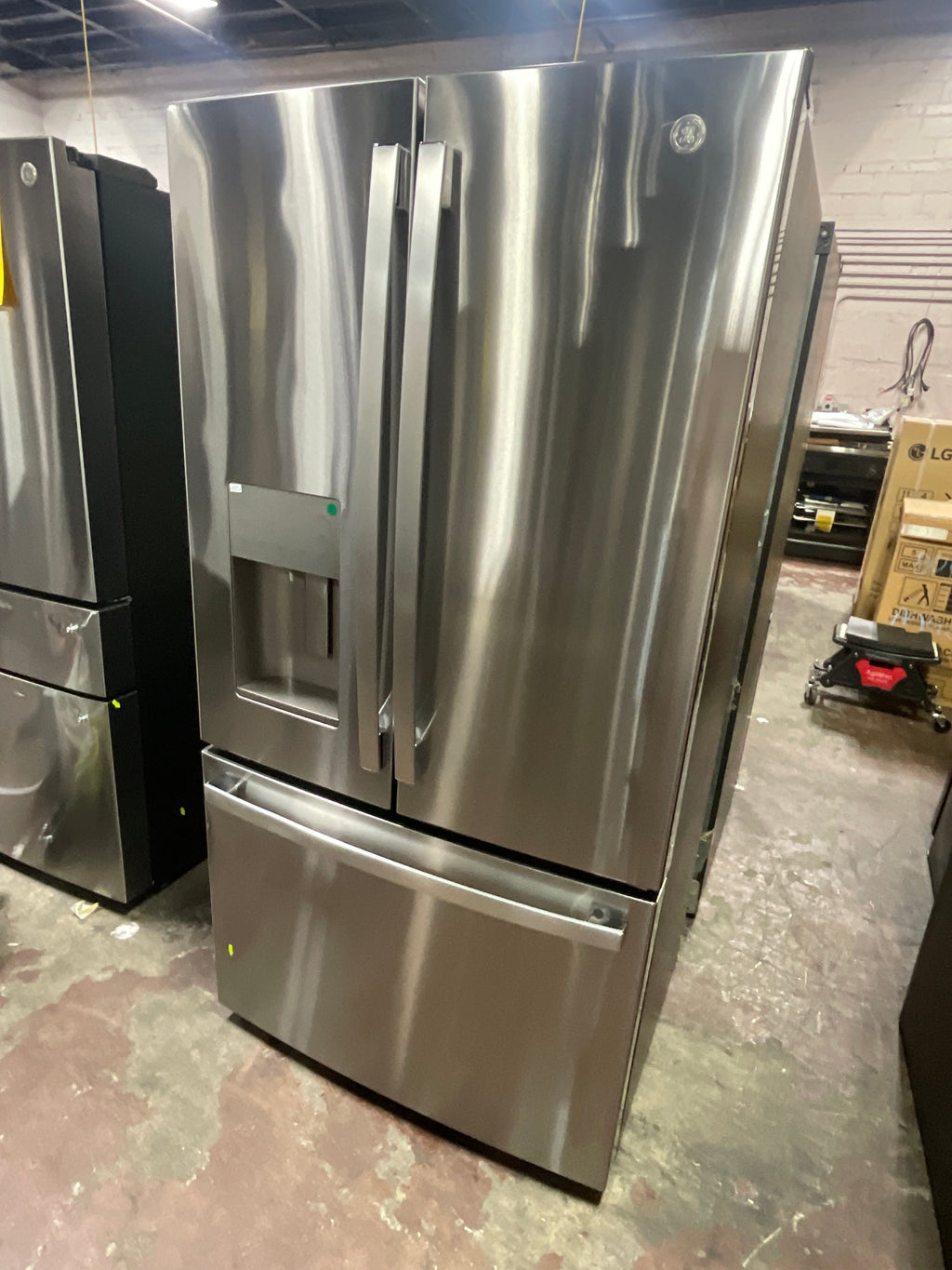 GE GE® ENERGY STAR® 20.6 Cu. Ft. Fingerprint Resistant Counter-Depth French-Door Refrigerator