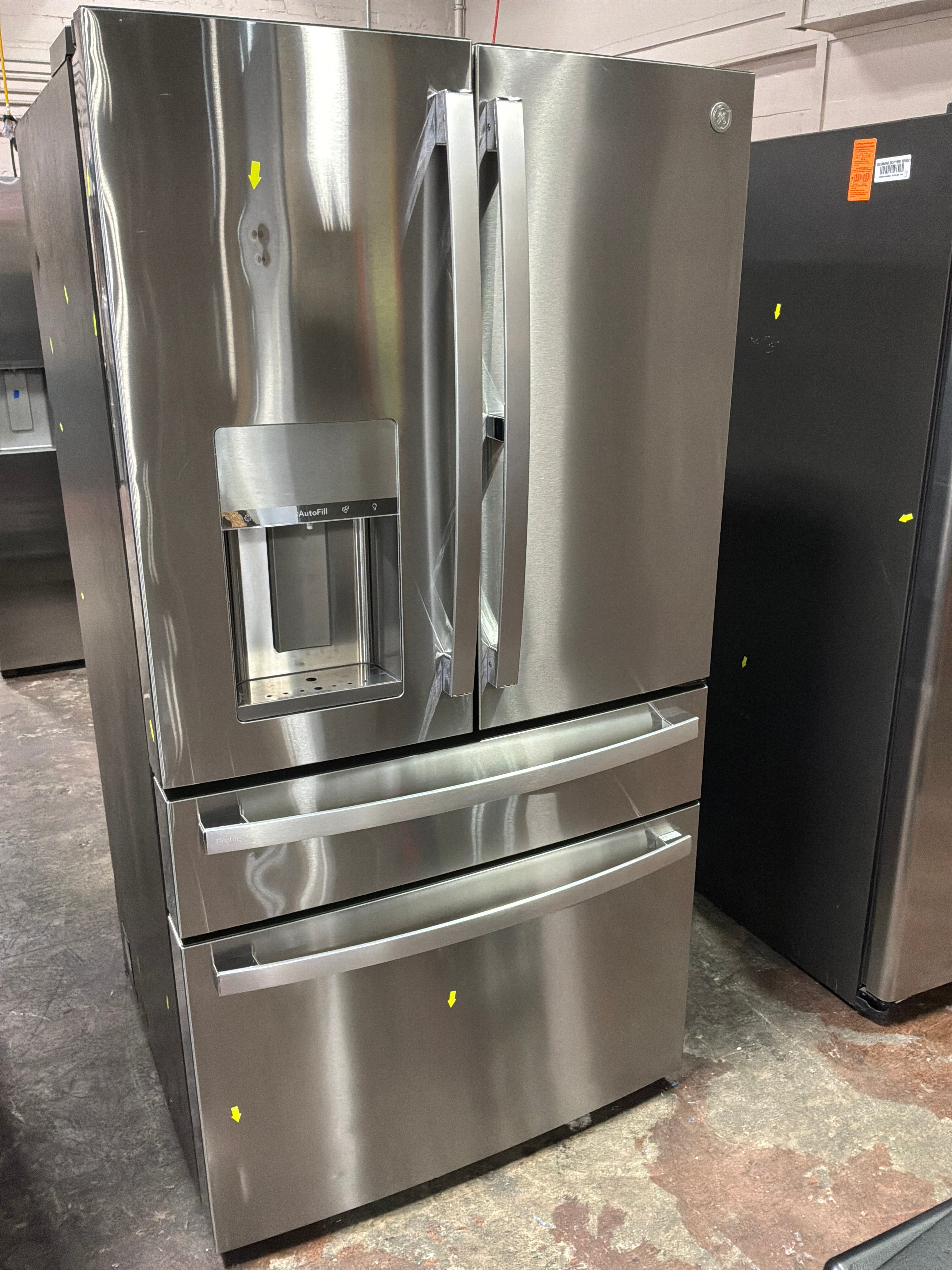 GE Profile™ ENERGY STAR® 27.9 Cu. Ft. Smart Fingerprint Resistant 4-Door French-Door Refrigerator with Door In Door