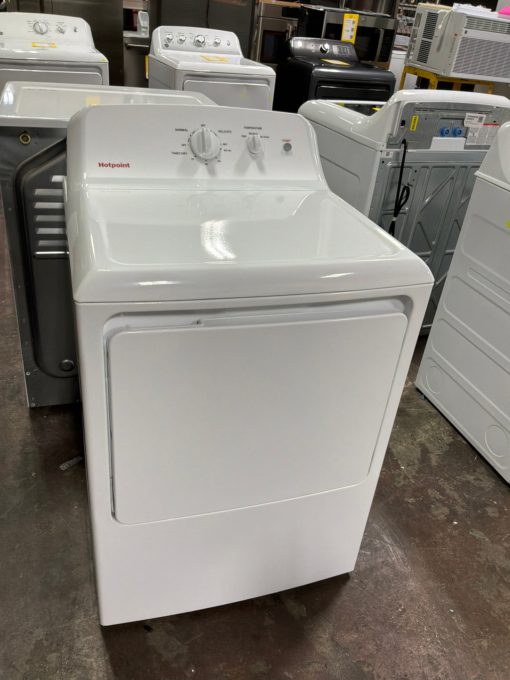 Hotpoint® 6.2 cu. ft. Capacity  Electric Dryer with Up To 120 ft. Venting and Shallow Depth