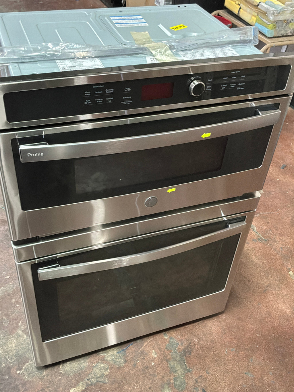 GE Profile™ 30" Built-In Combination Convection Microwave/Convection Wall Oven
