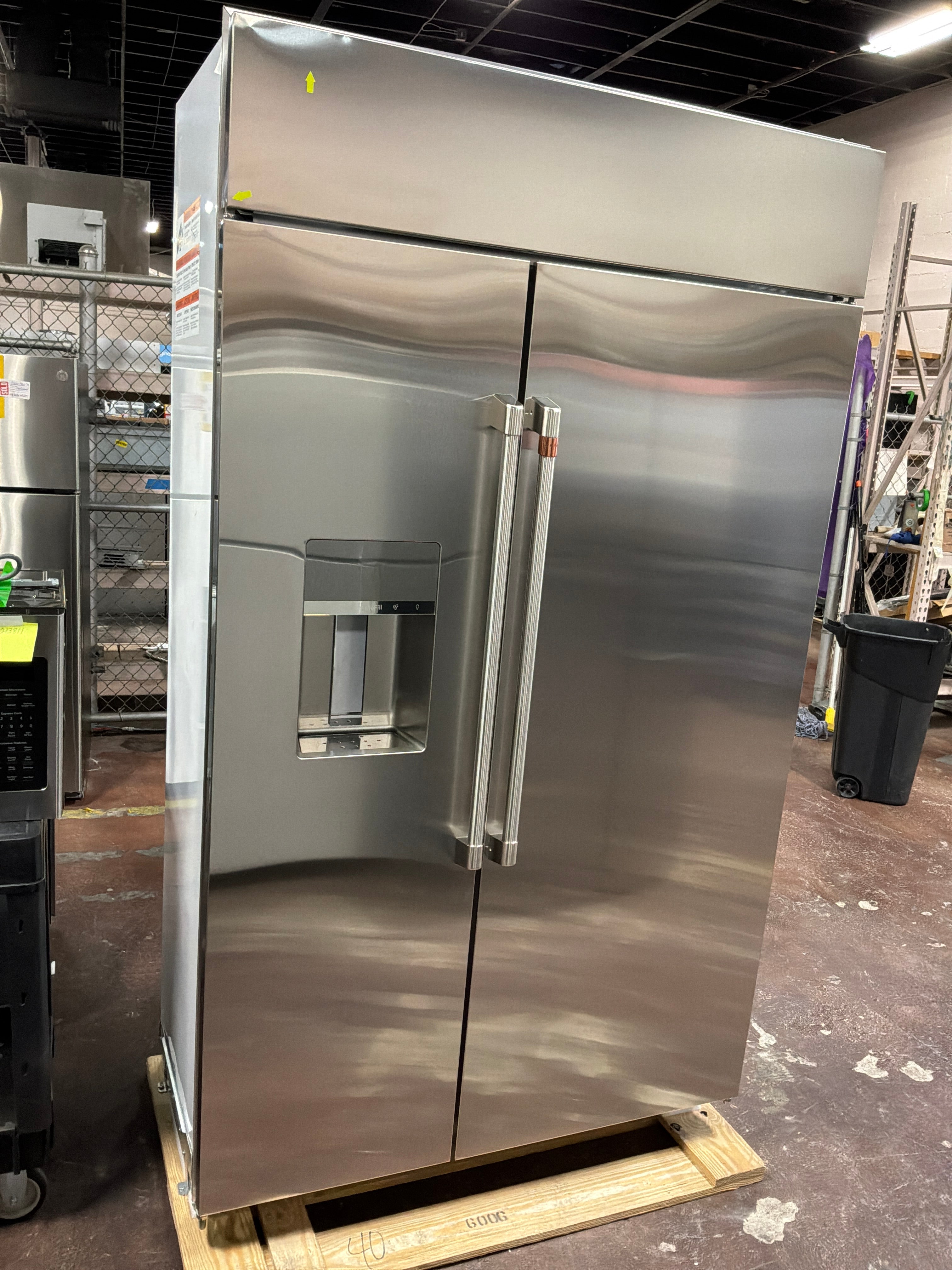 CAFÉ™ 48" Smart Built-In Side-by-Side Refrigerator with Dispenser