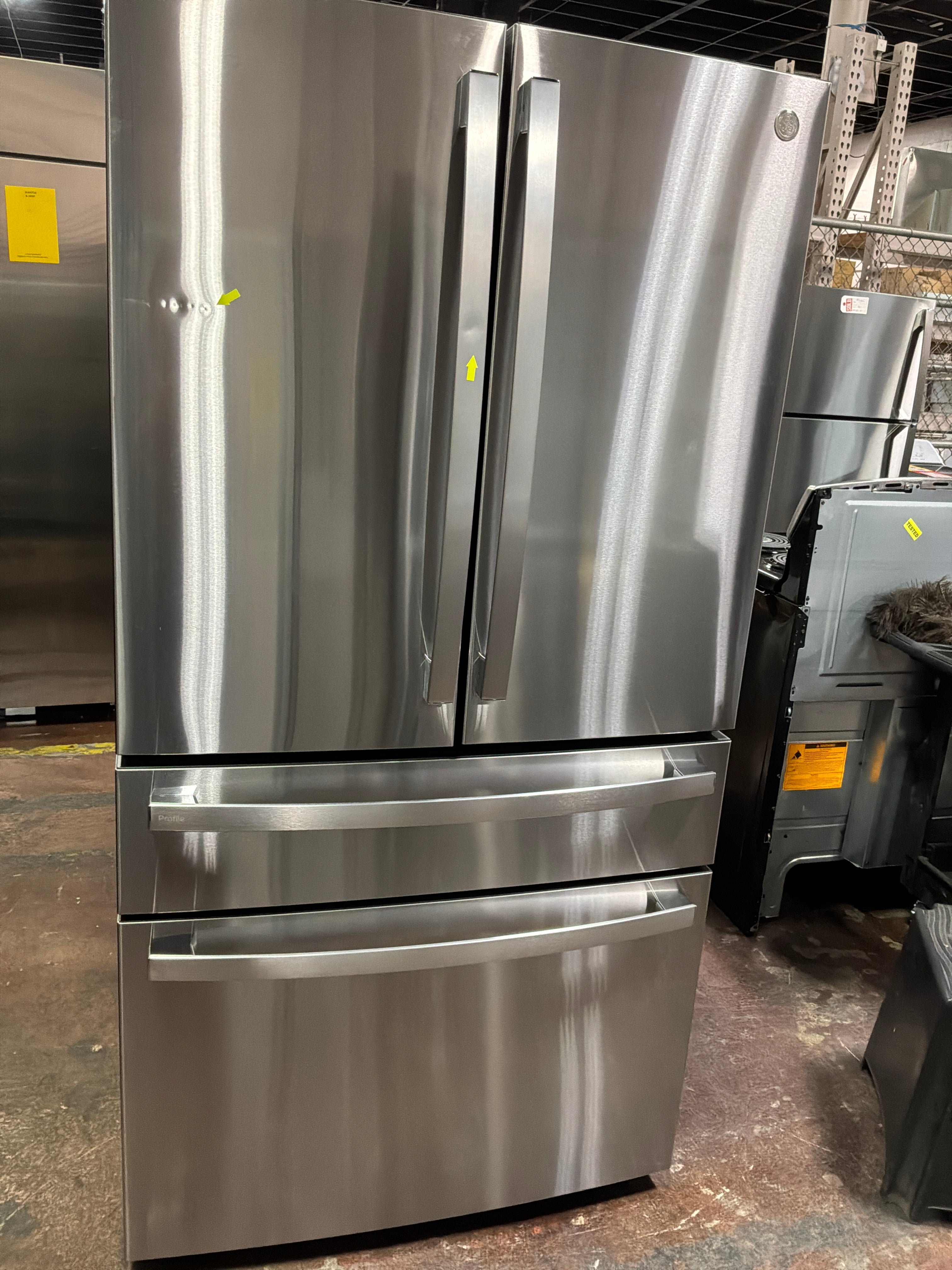 GE Profile™ ENERGY STAR® 23.2 Cu. Ft. Smart Counter-Depth Fingerprint Resistant 4-Door French-Door Refrigerator