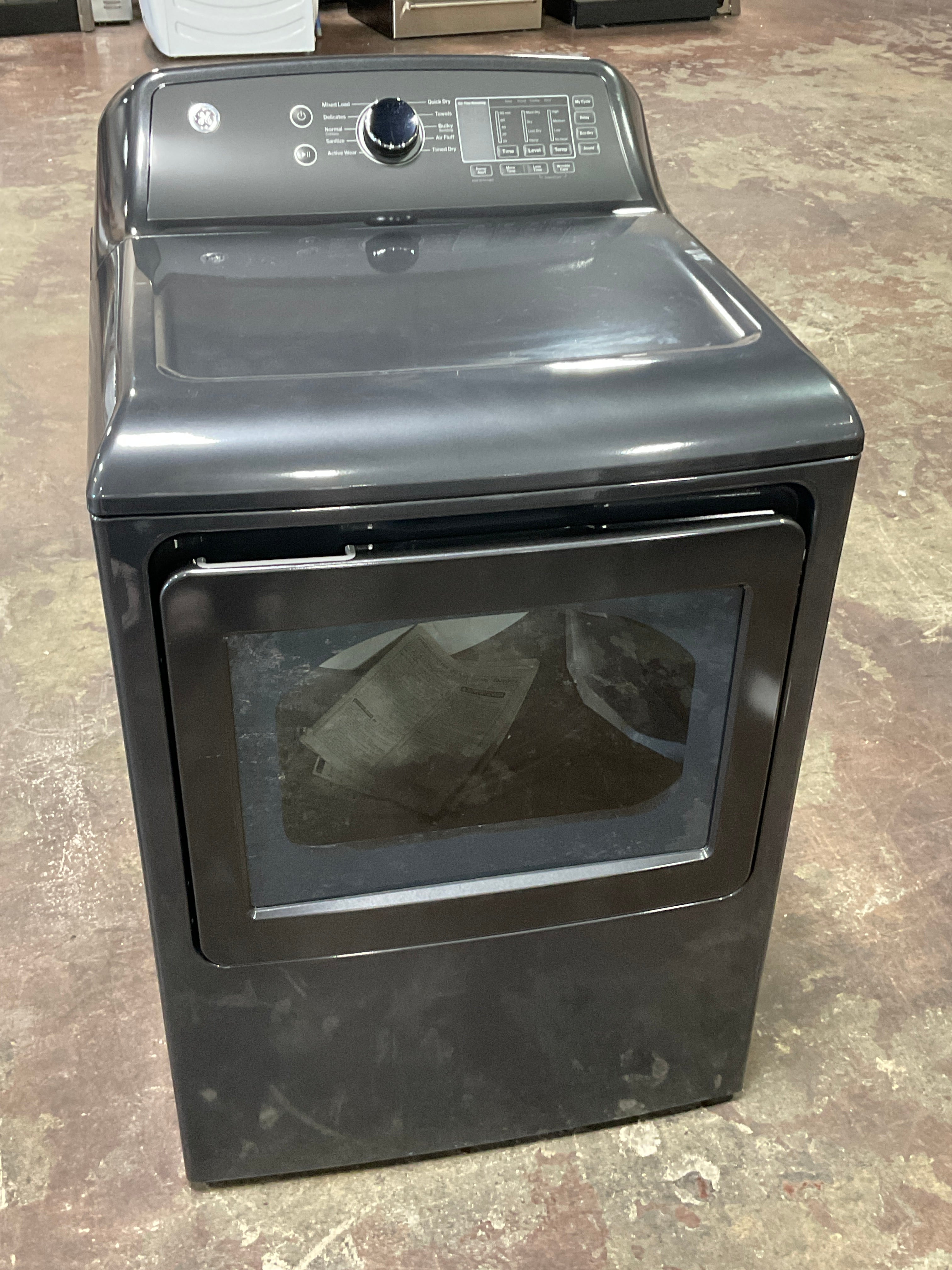 GE GE® 7.4 cu. ft. Capacity Electric Dryer with Up To 120 ft. Venting and Sensor Dry