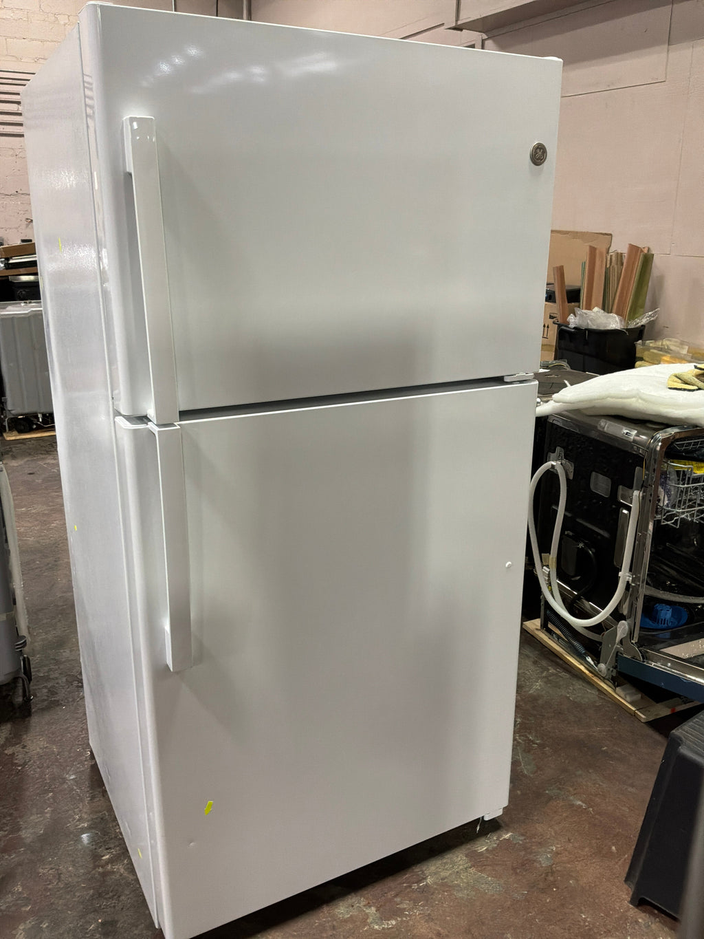 GE® 21.9 Cu. Ft. Garage Ready Top-Freezer Refrigerator