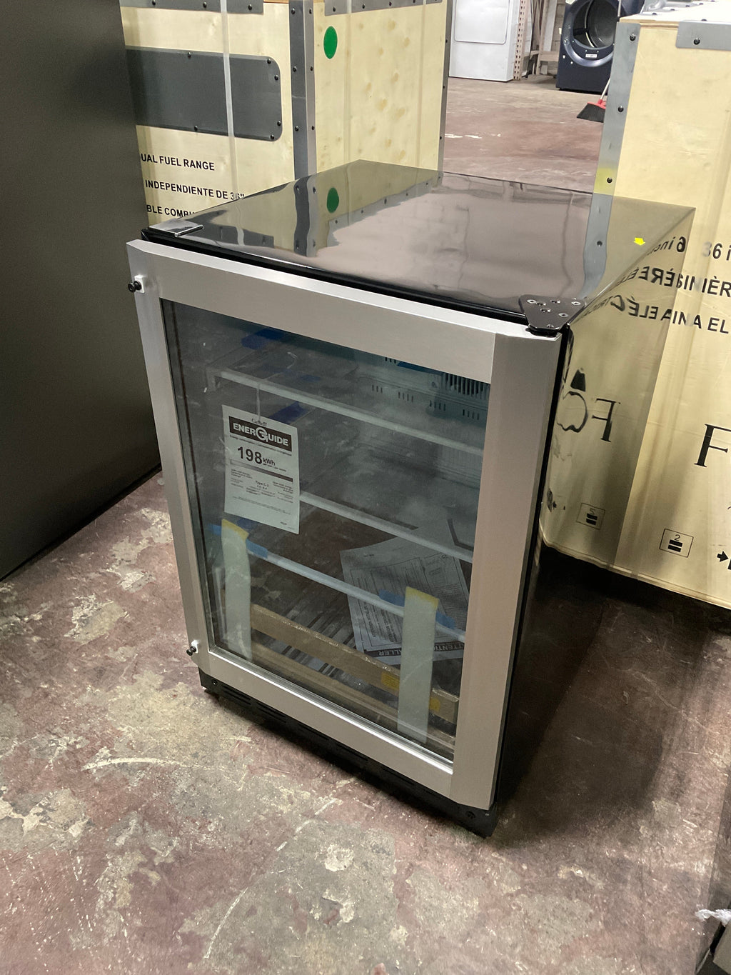 Monogram 24" Stainless Steel Beverage Center