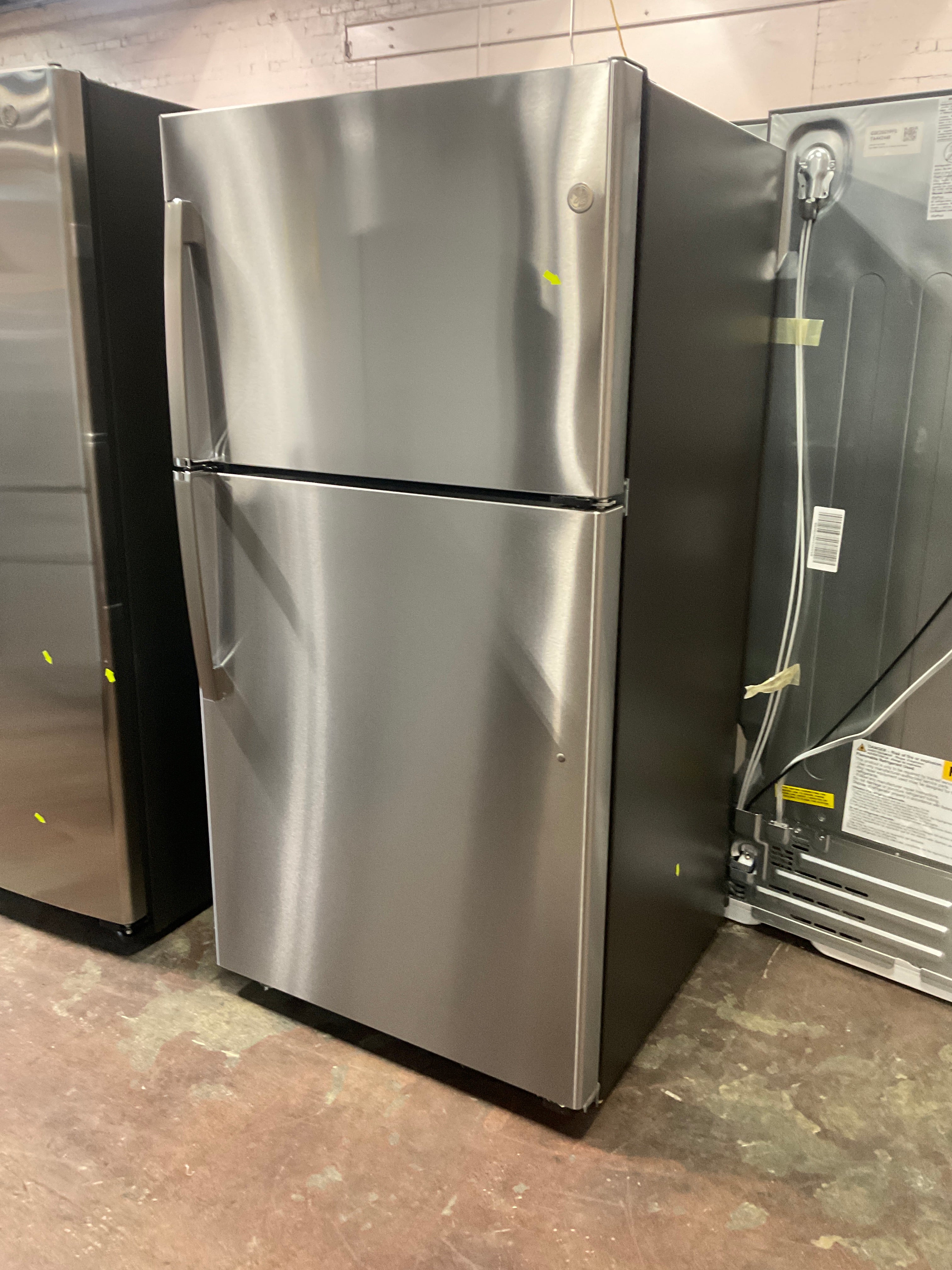 GE® 21.9 Cu. Ft. Garage Ready Top-Freezer Refrigerator