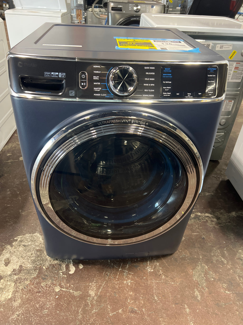 GE Profile™ 5.3 cu. ft. Capacity Smart Front Load ENERGY STAR® Washer with UltraFresh™ Vent System+ with OdorBlock™