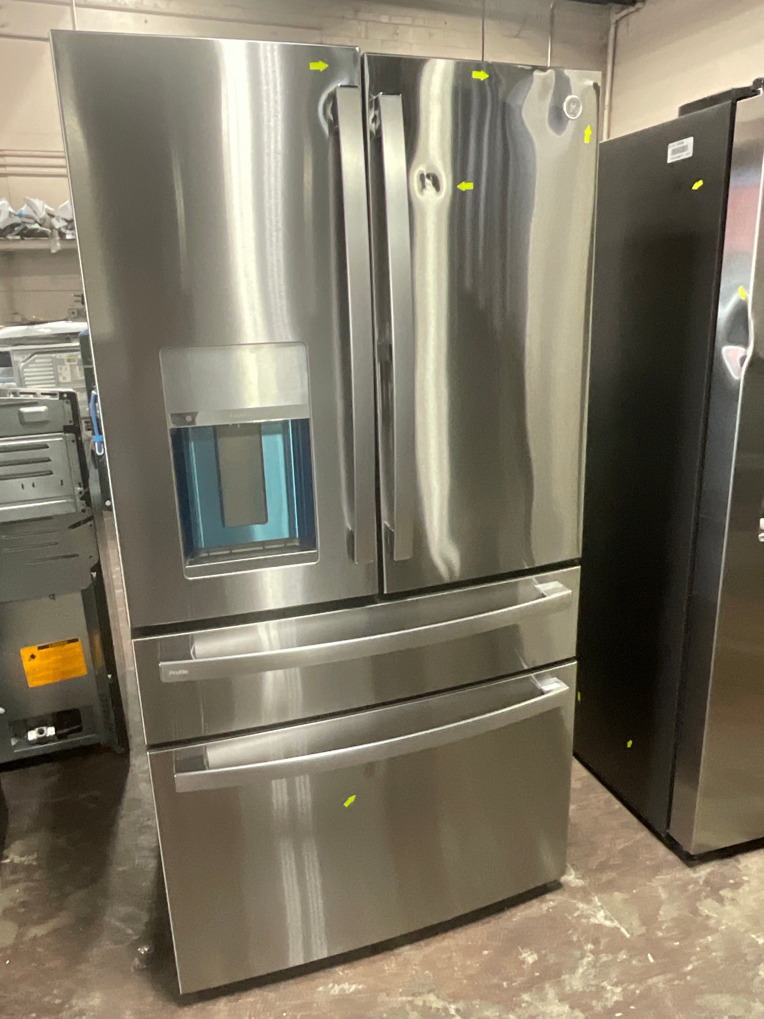 GE Profile™ 22.4 Cu. Ft. Smart Counter-Depth Fingerprint Resistant 4-Door French-Door Refrigerator with Door In Door