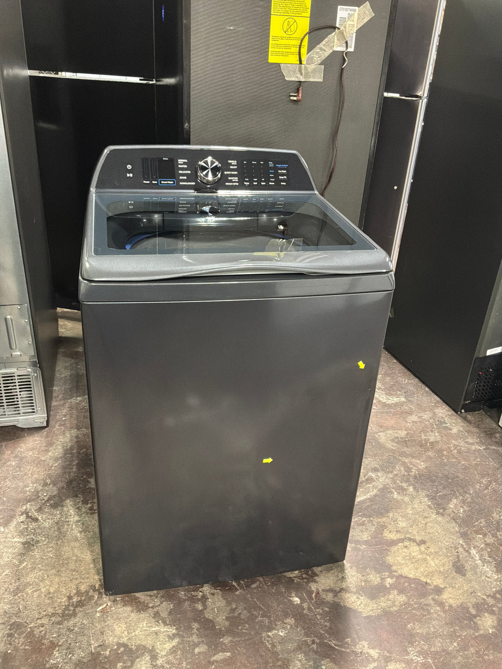 GE Profile™ ENERGY STAR® 5.3 cu. ft. Capacity Washer with Smarter Wash Technology and FlexDispense™