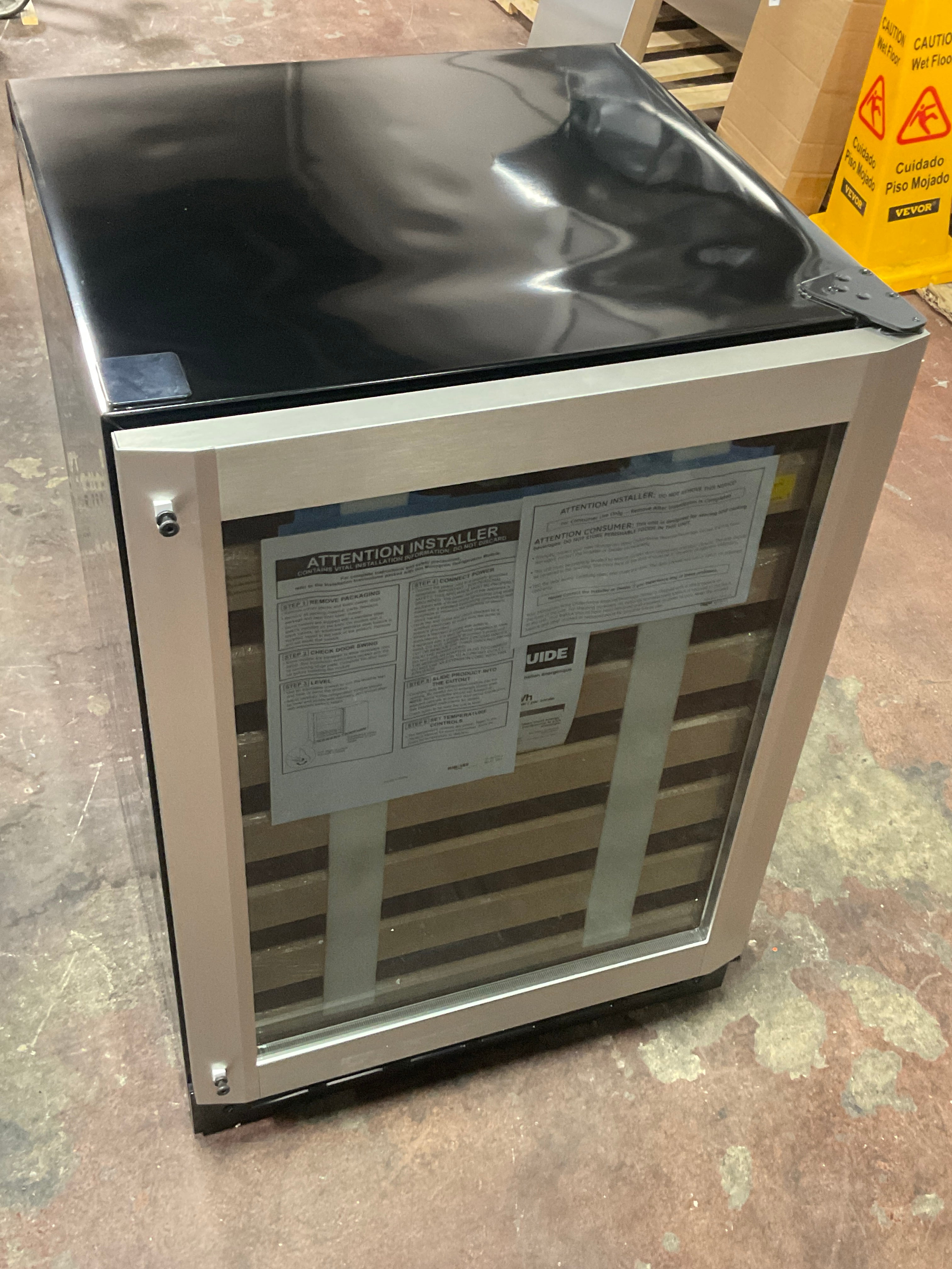 Monogram 24" Stainless Steel Wine Reserve
