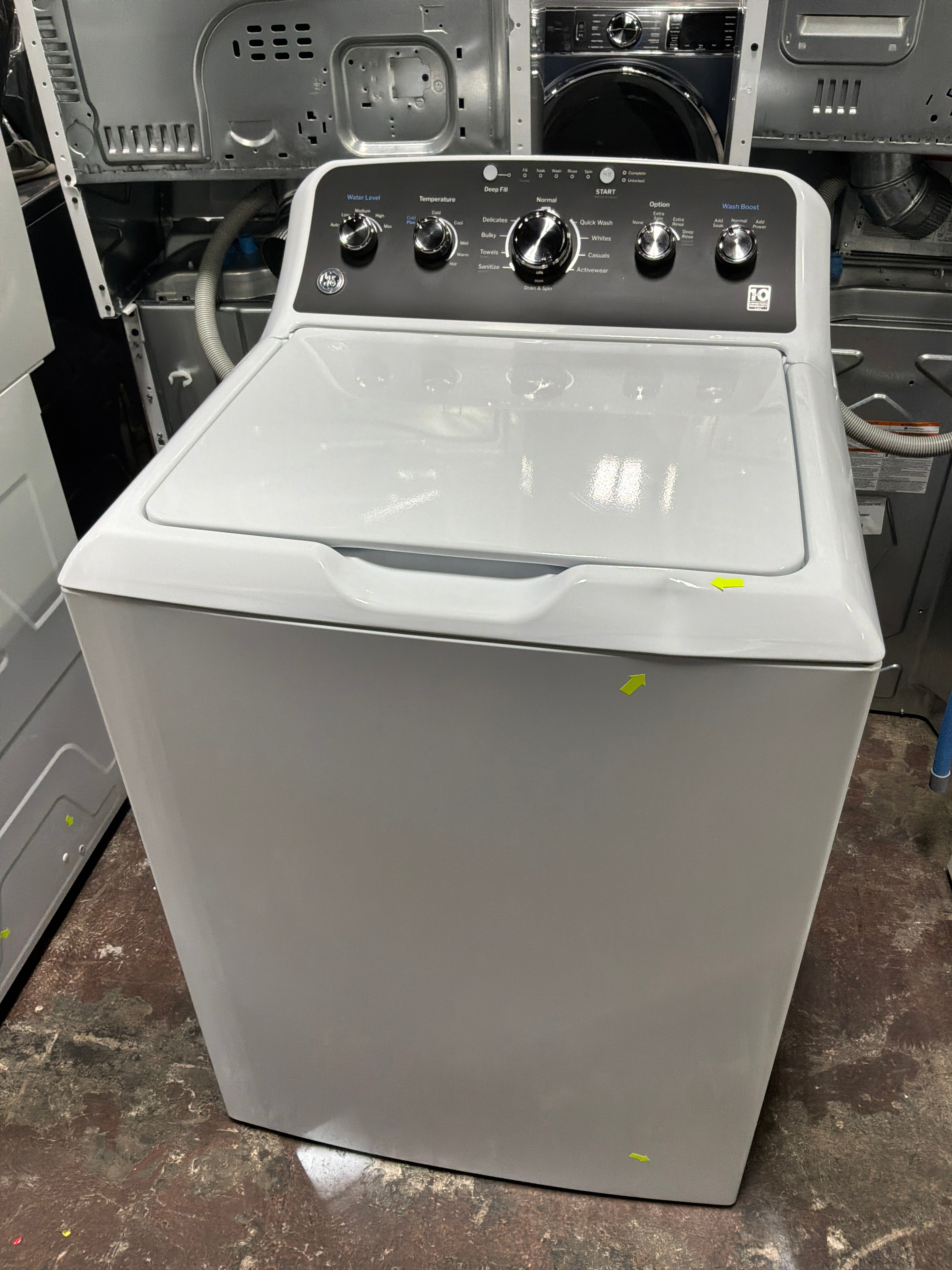 GE GE® 4.5 cu. ft. Capacity Washer with Stainless Steel Basket, Cold Plus and Wash Boost