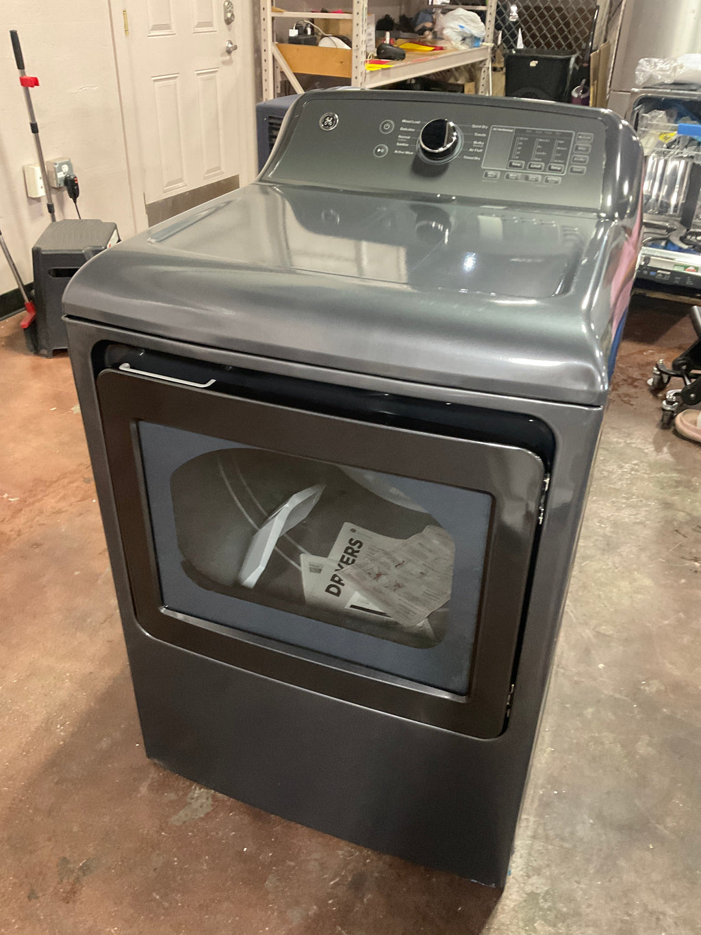 GE GE® 7.4 cu. ft. Capacity Electric Dryer with Up To 120 ft. Venting and Sensor Dry