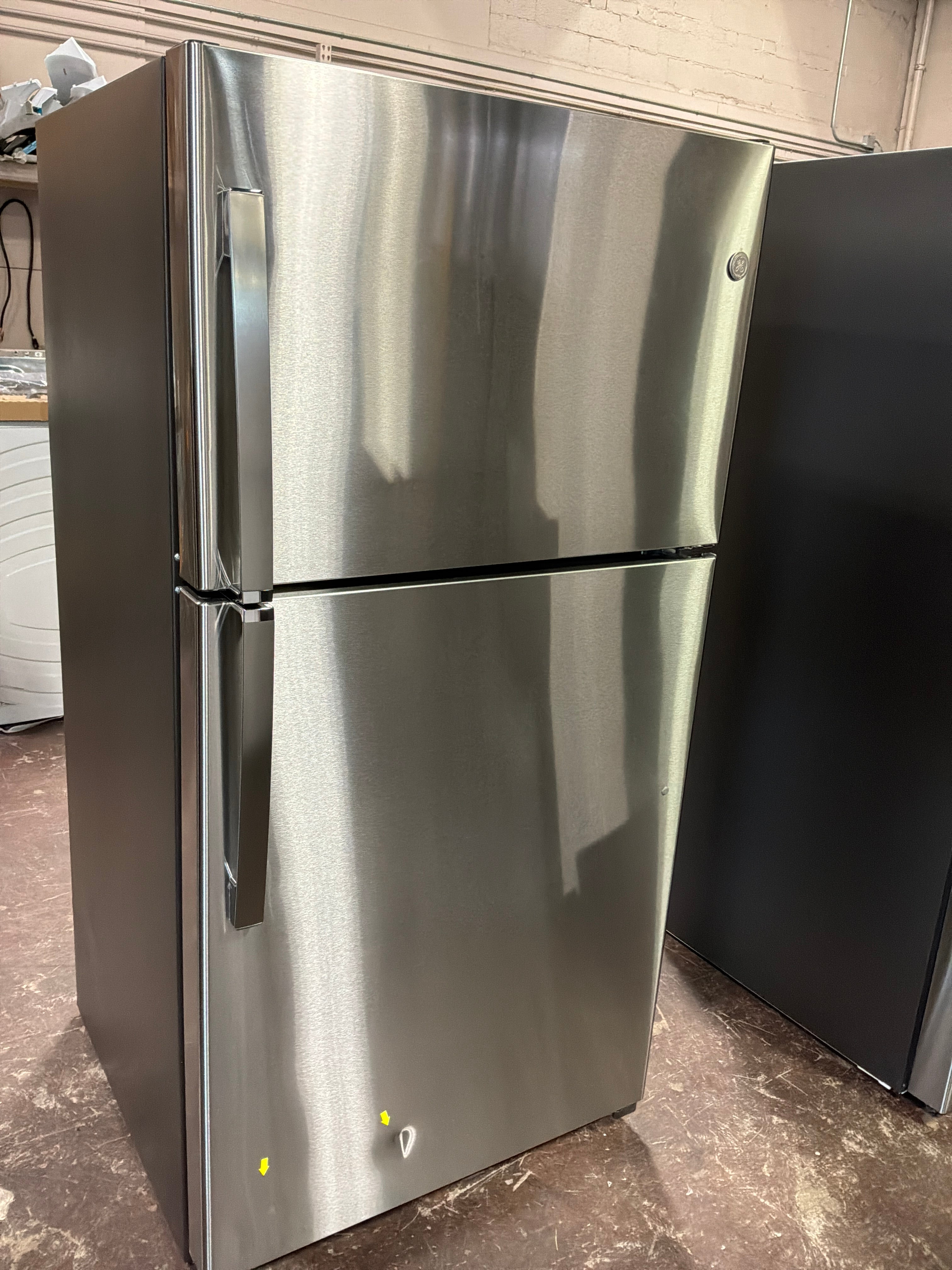 GE® 21.9 Cu. Ft. Garage Ready Top-Freezer Refrigerator