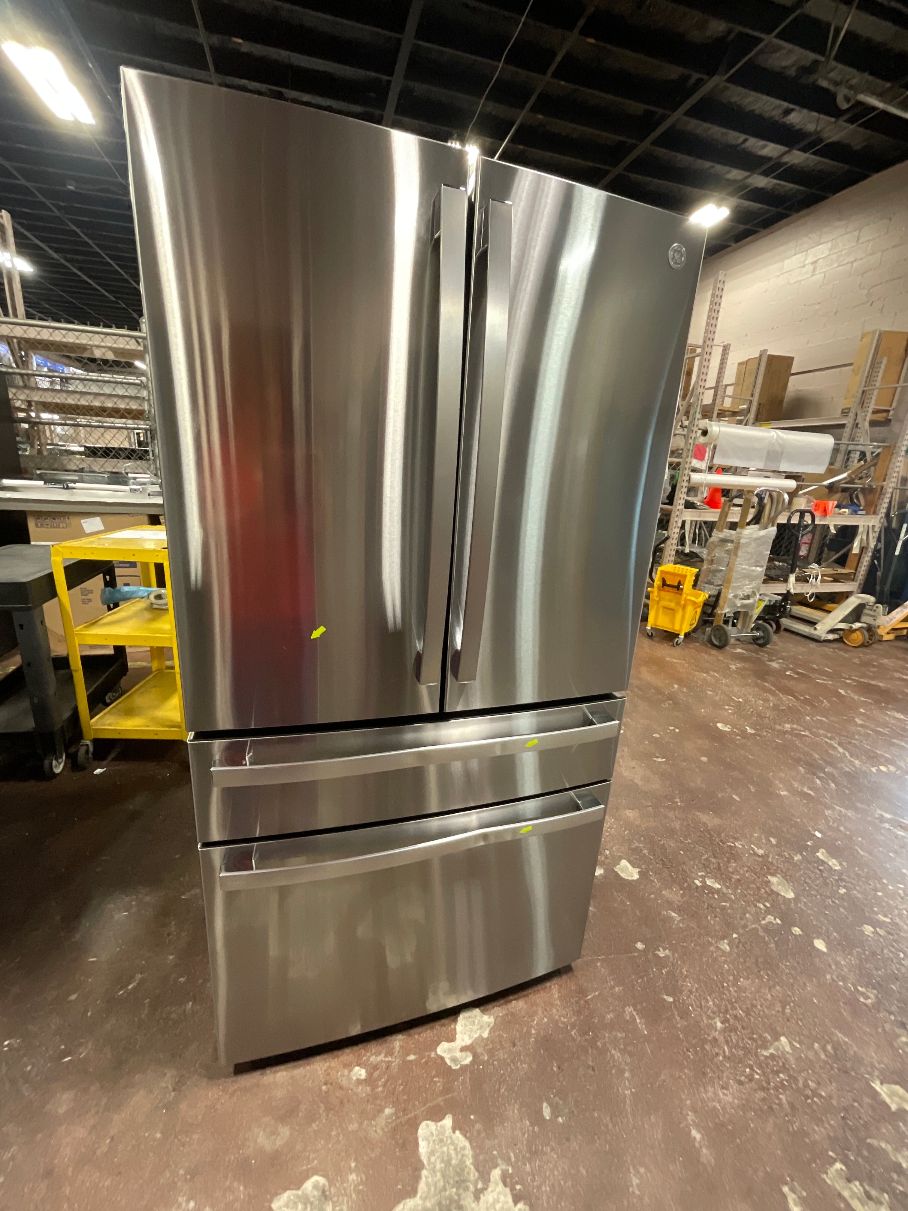 GE Profile™ ENERGY STAR® 23.2 Cu. Ft. Smart Counter-Depth Fingerprint Resistant 4-Door French-Door Refrigerator