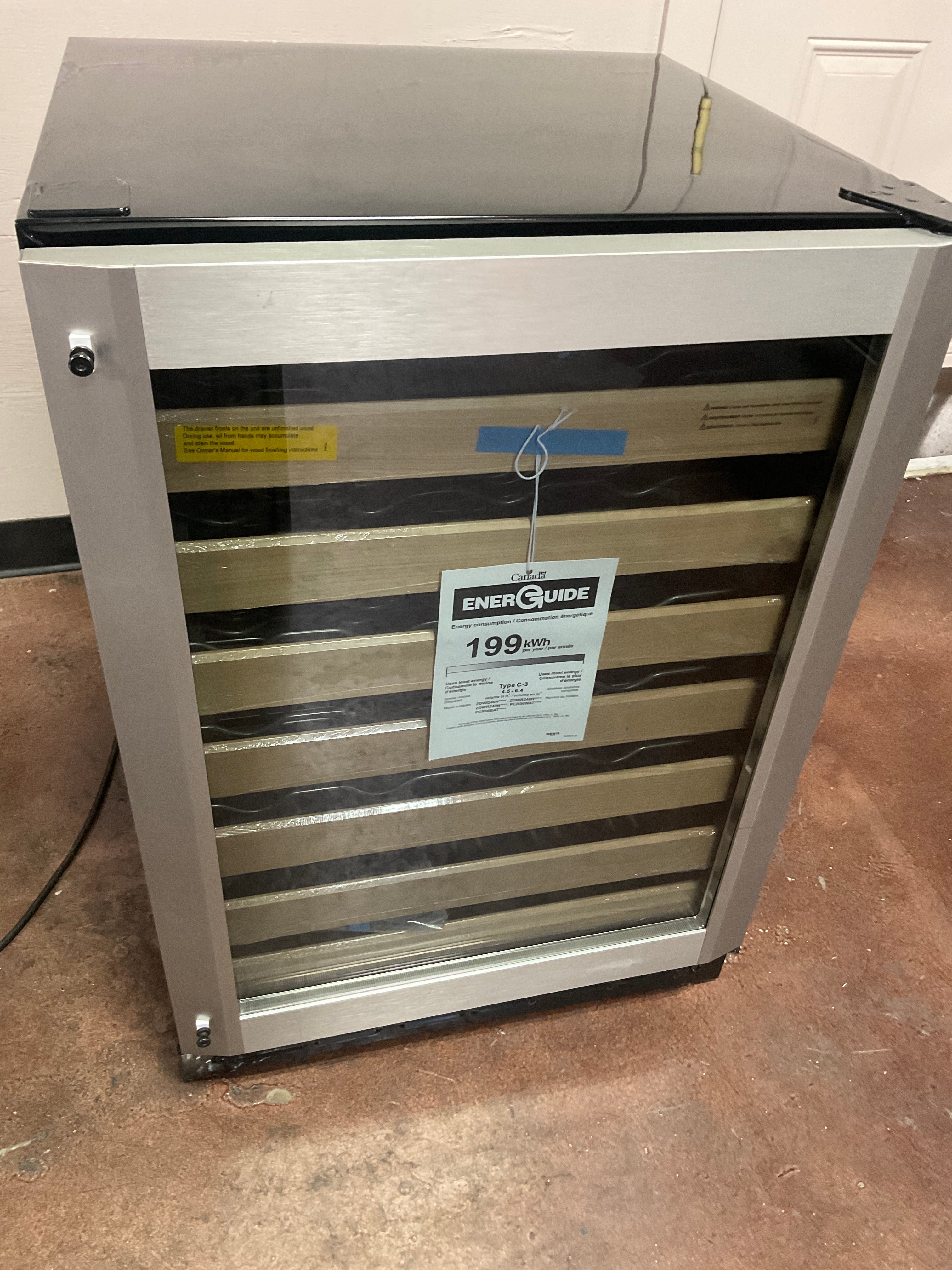 Monogram 24" Stainless Steel Wine Reserve