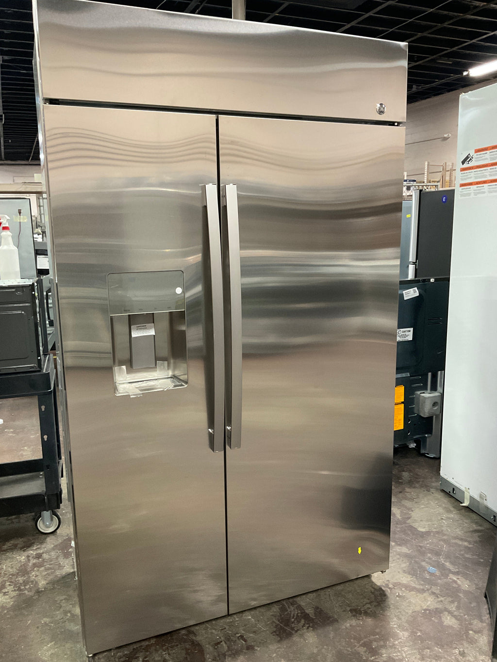GE Profile™ 48" Smart Built-In Side-by-Side Refrigerator with Dispenser