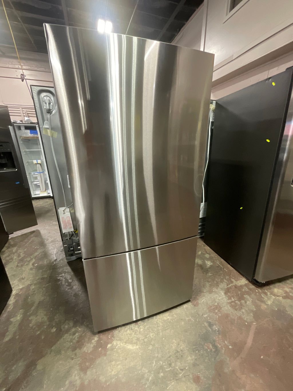 GE® ENERGY STAR® 17.7 Cu. Ft. Counter-Depth Bottom-Freezer Refrigerator