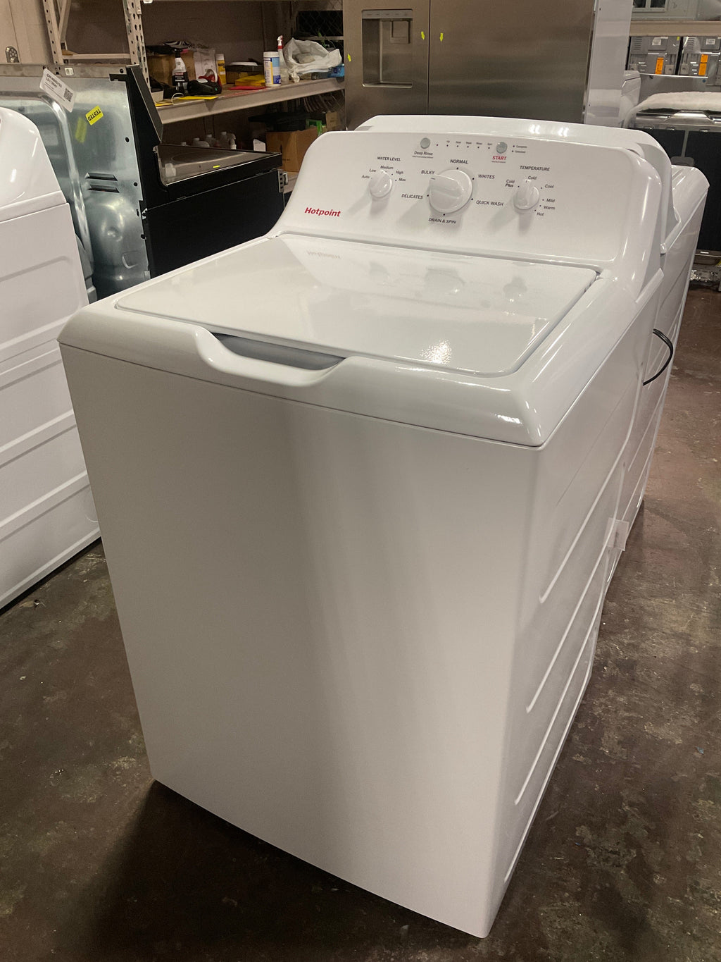 Hotpoint® 4.0 cu. ft. Capacity Washer with Stainless Steel Basket,Cold Plus and Water Level Control