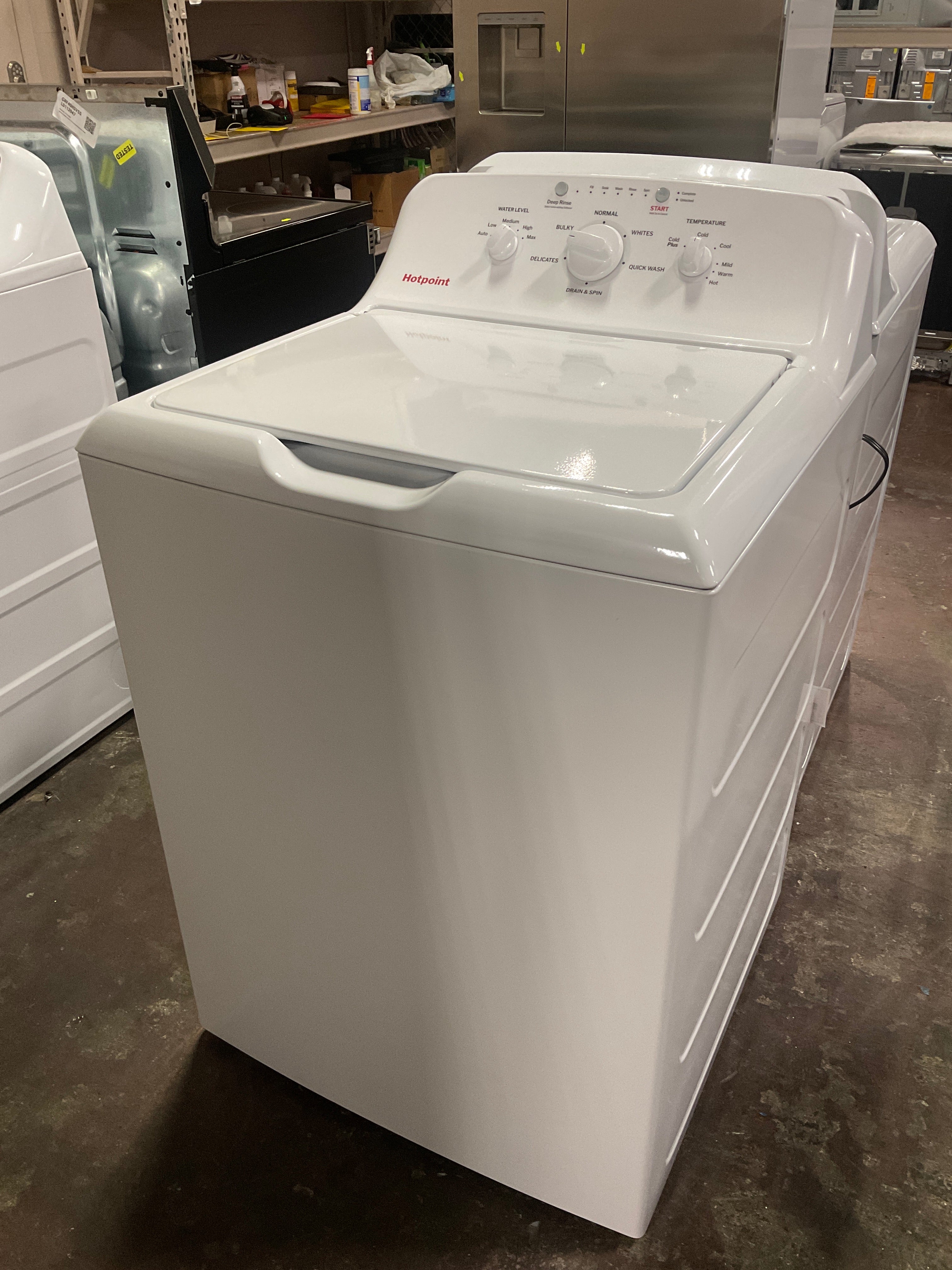 Hotpoint® 4.0 cu. ft. Capacity Washer with Stainless Steel Basket,Cold Plus and Water Level Control