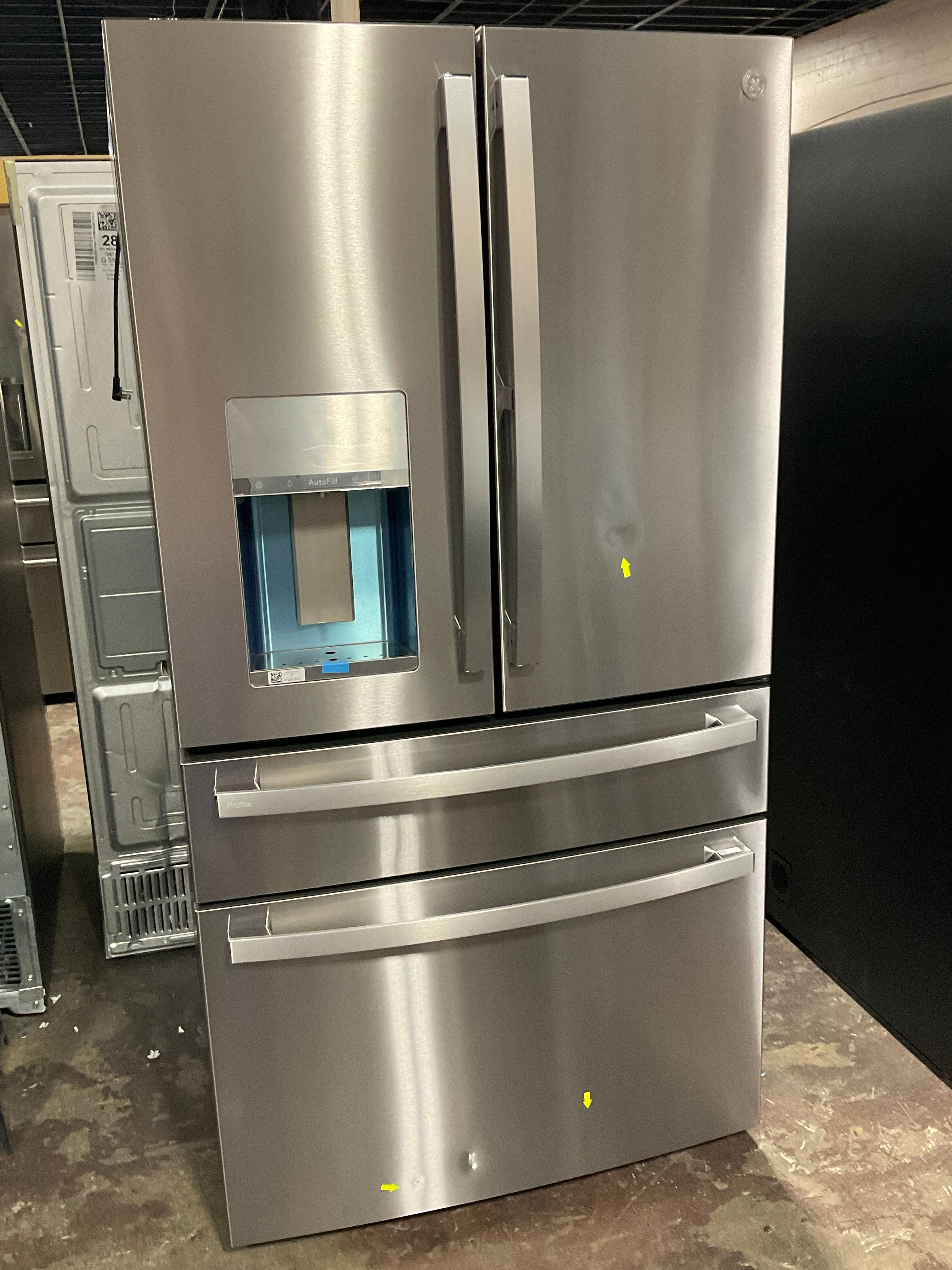 GE Profile™ ENERGY STAR® 27.9 Cu. Ft. Smart Fingerprint Resistant 4-Door French-Door Refrigerator with Door In Door