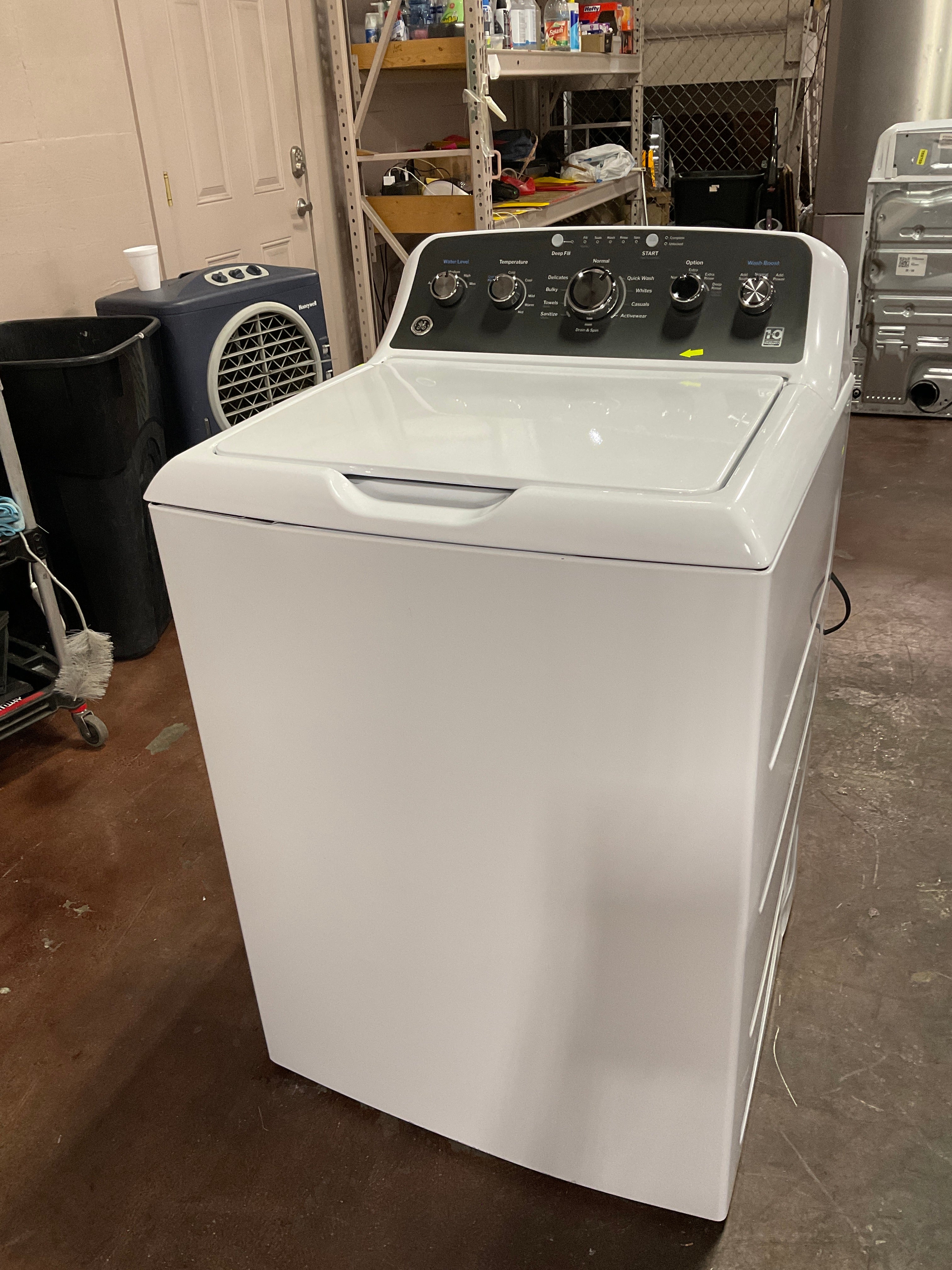 GE GE® 4.5 cu. ft. Capacity Washer with Stainless Steel Basket, Cold Plus and Wash Boost