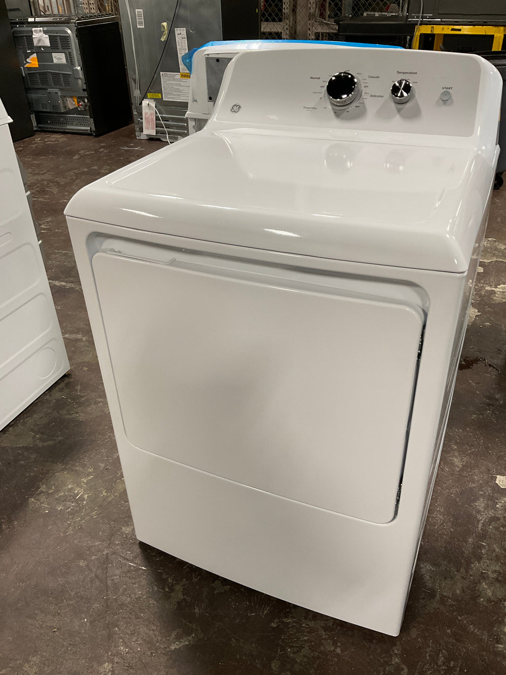 GE GE® 7.2 cu. ft. Capacity Electric Dryer with Up To 120 ft. Venting and Reversible Door