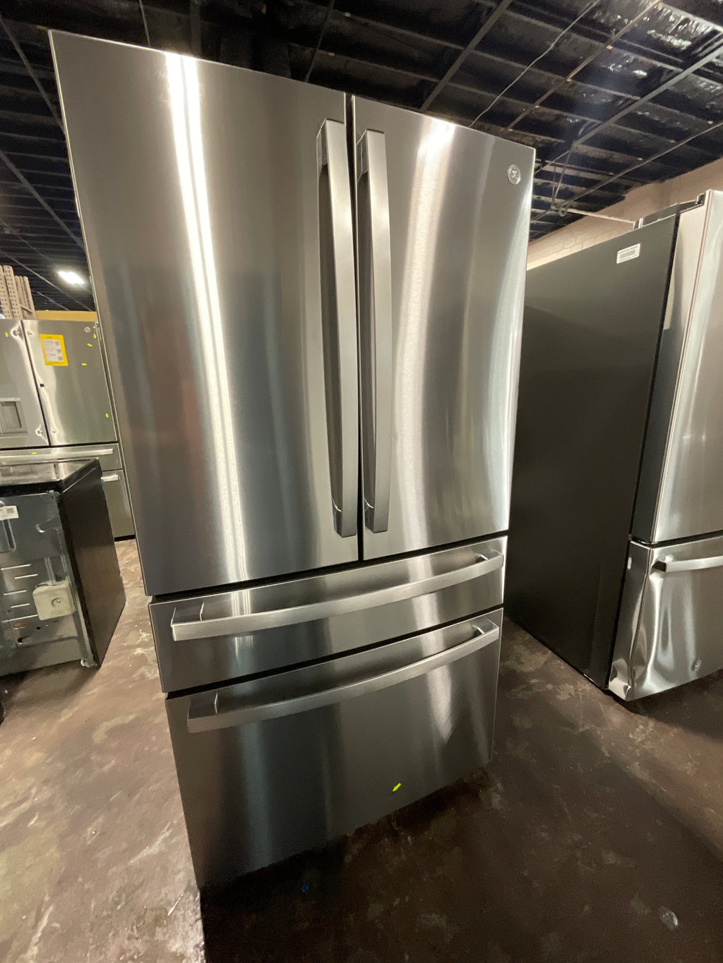GE Profile™ ENERGY STAR® 28.7 Cu. Ft. Smart Fingerprint Resistant 4-Door French-Door Refrigerator With Dual-Dispense AutoFill Pitcher