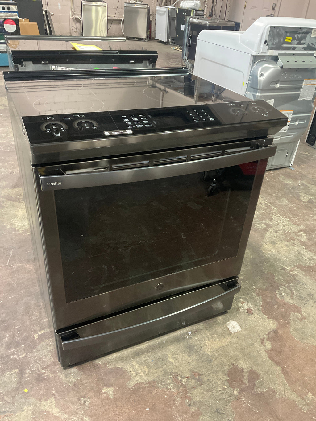 GE Profile™ 30" Smart Slide-In Electric Convection Range with No Preheat Air Fry