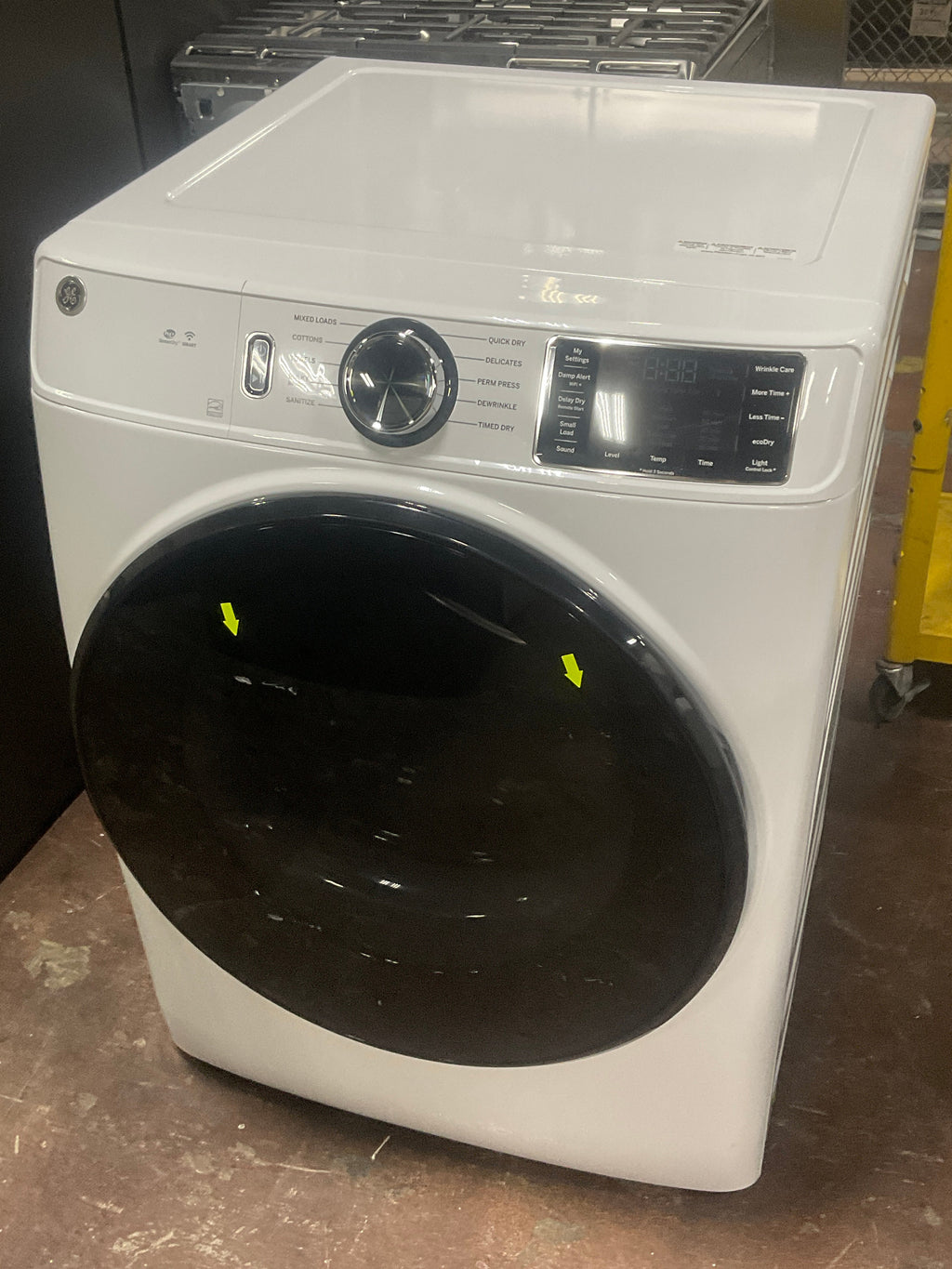 GE® ENERGY STAR® Long Vent 7.8 cu. ft. Capacity Smart Electric Dryer with Sanitize Cycle