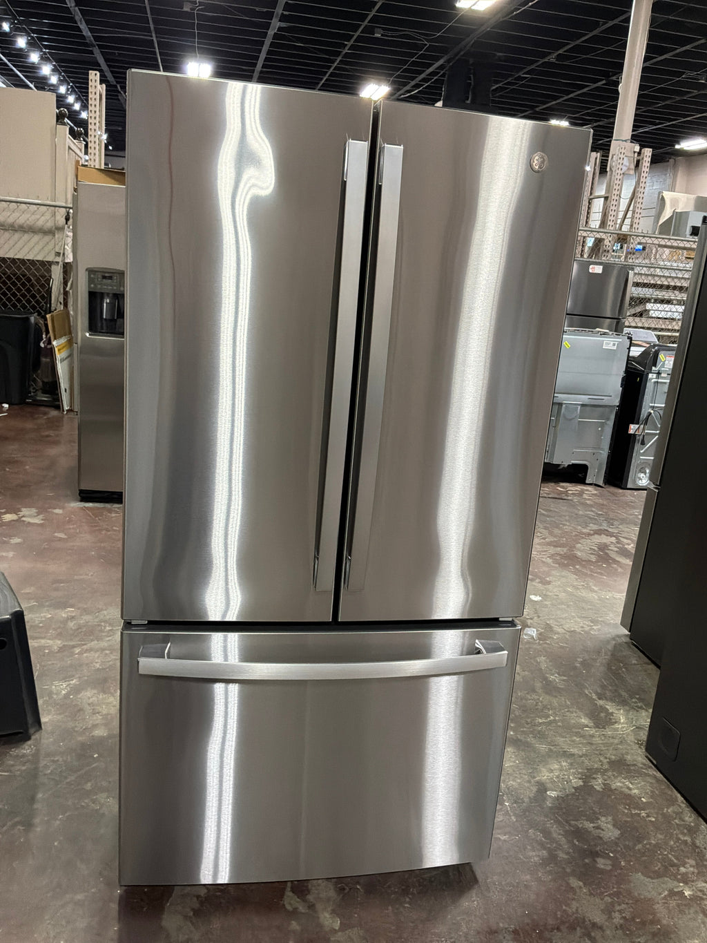 GE GE® ENERGY STAR® 21.9 Cu. Ft. Fingerprint Resistant Counter-Depth French-Door Refrigerator