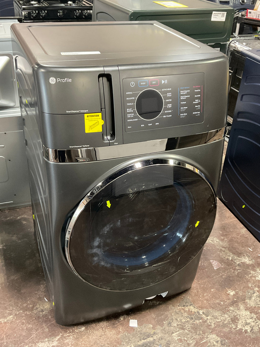 GE Profile ENERGY STAR 4.8 cu. ft. Capacity UltraFast Combo with Ventless Inverter Heat Pump Technology Washer/Dryer