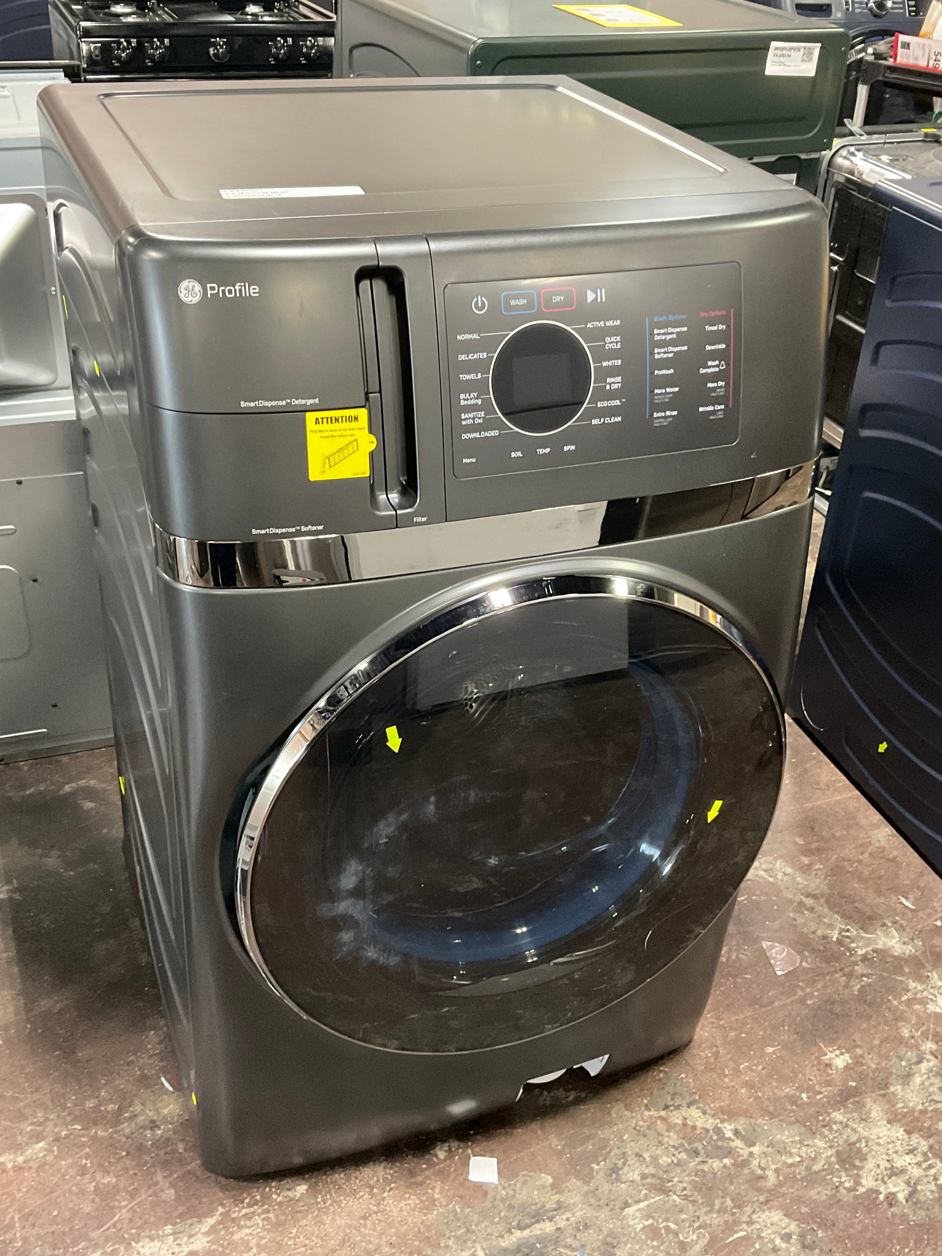 GE Profile ENERGY STAR 4.8 cu. ft. Capacity UltraFast Combo with Ventless Inverter Heat Pump Technology Washer/Dryer