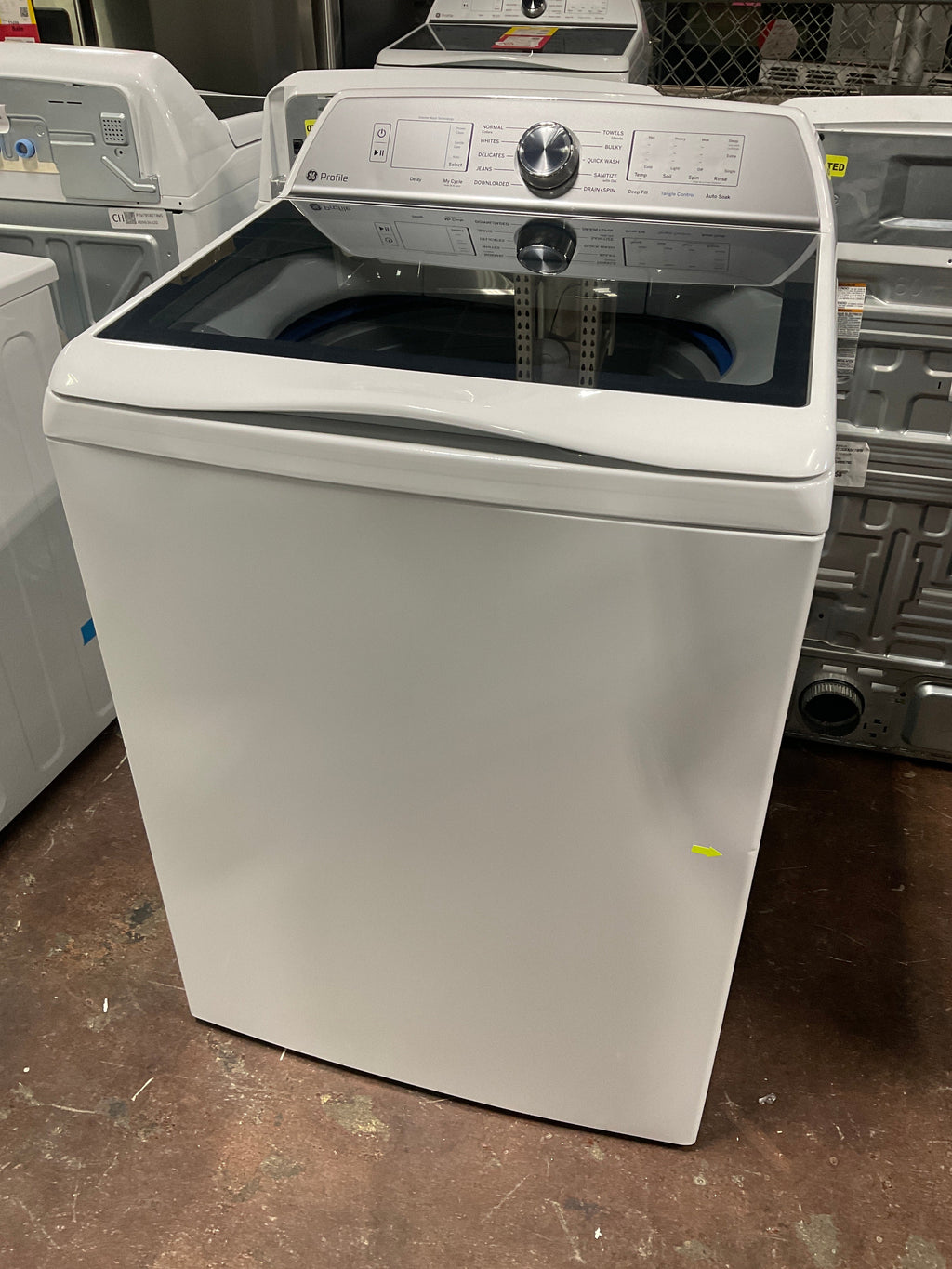 GE Profile™ ENERGY STAR® 5.0 cu. ft. Capacity Washer with Smarter Wash Technology and FlexDispense™
