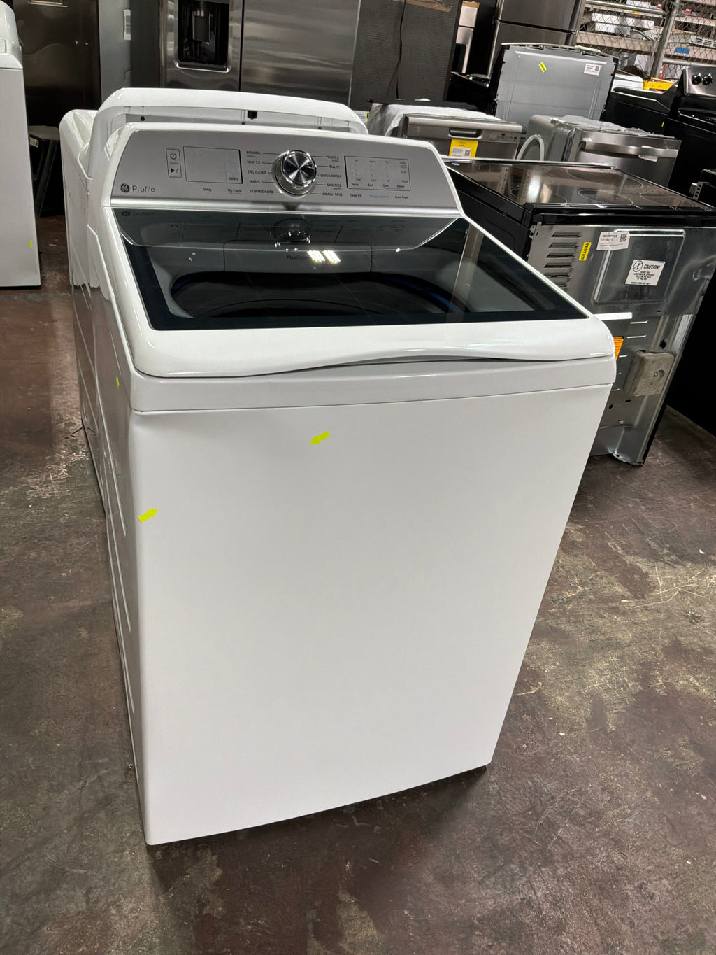 GE Profile™ ENERGY STAR® 5.0 cu. ft. Capacity Washer with Smarter Wash Technology and FlexDispense™