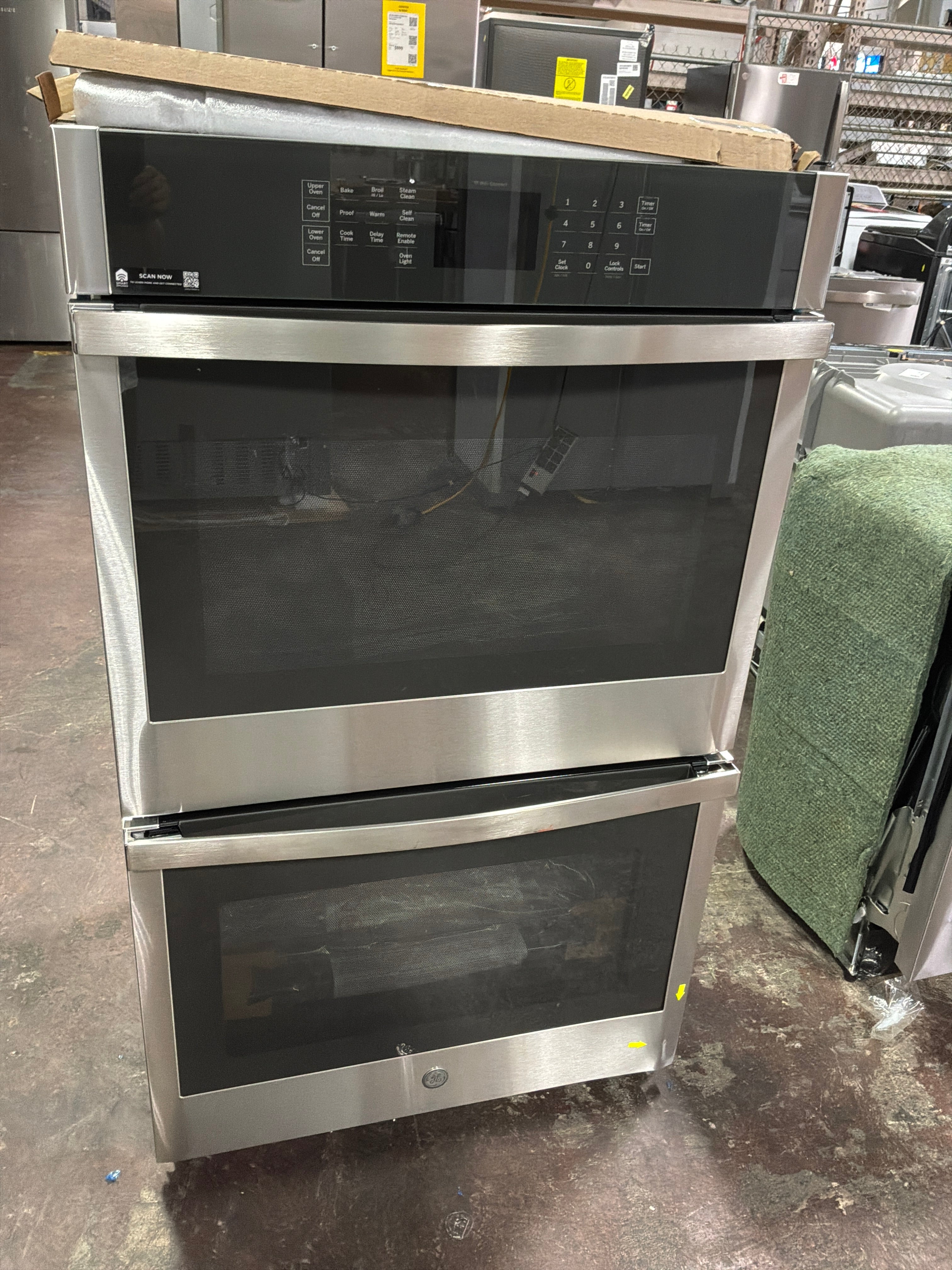 GE® 30" Smart Built-In Self-Clean Double Wall Oven