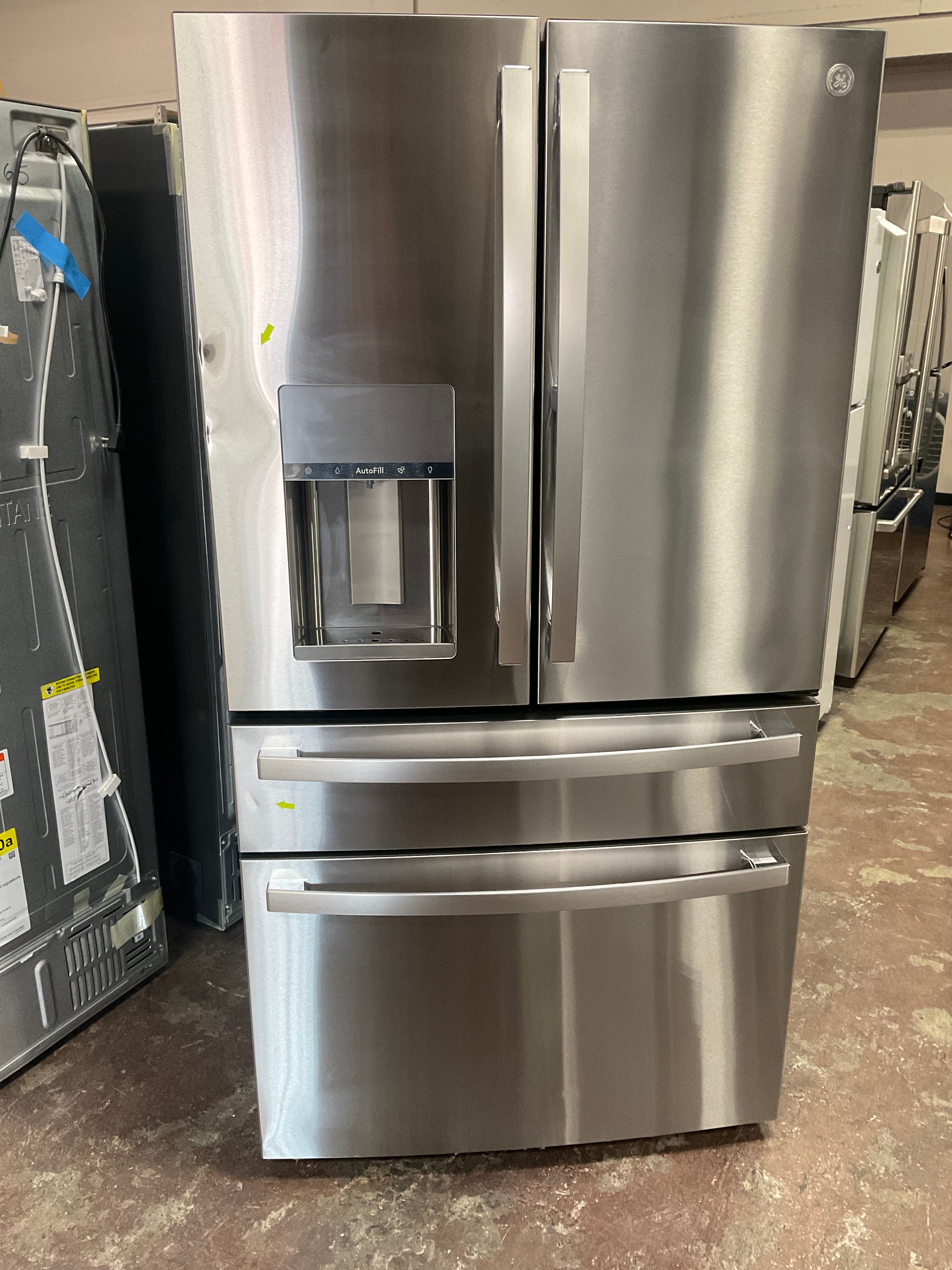 GE Profile™ ENERGY STAR® 27.9 Cu. Ft. Smart Fingerprint Resistant 4-Door French-Door Refrigerator with Door In Door