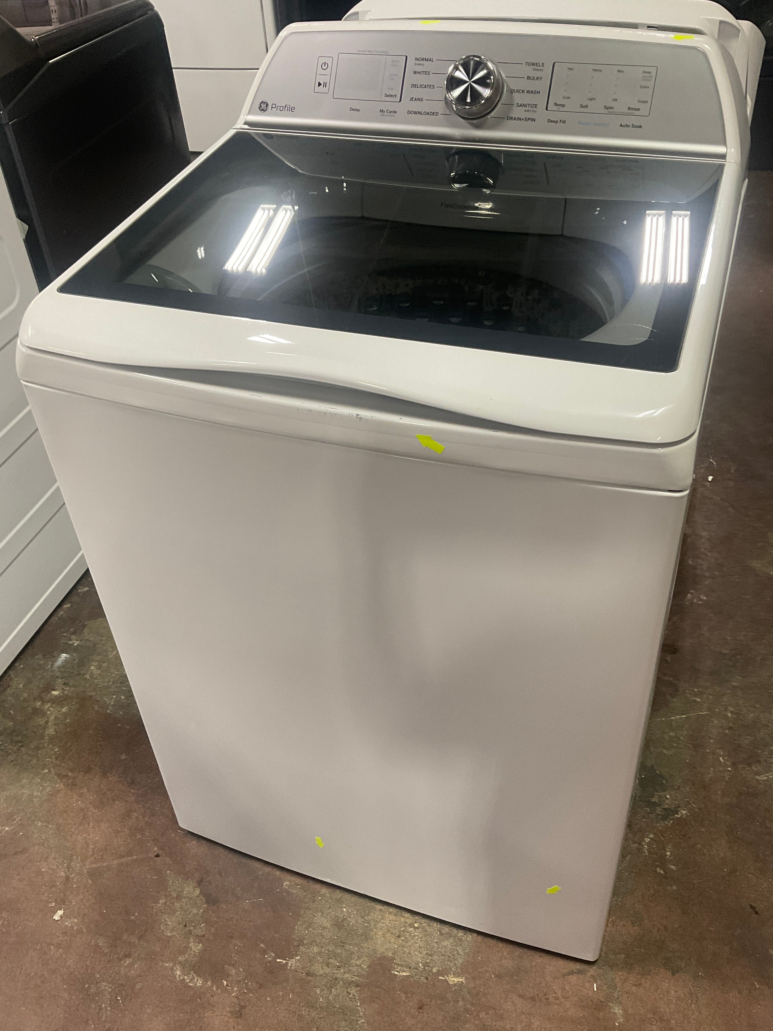 GE Profile™ ENERGY STAR® 5.0 cu. ft. Capacity Washer with Smarter Wash Technology and FlexDispense™