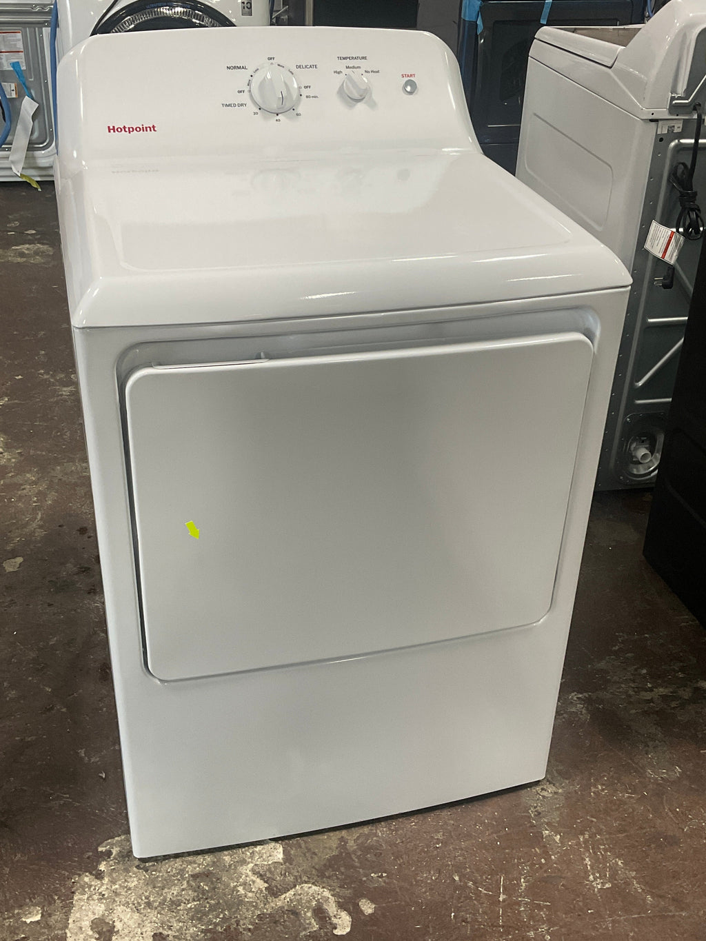 Hotpoint® 6.2 cu. ft. Capacity  Electric Dryer with Up To 120 ft. Venting and Shallow Depth
