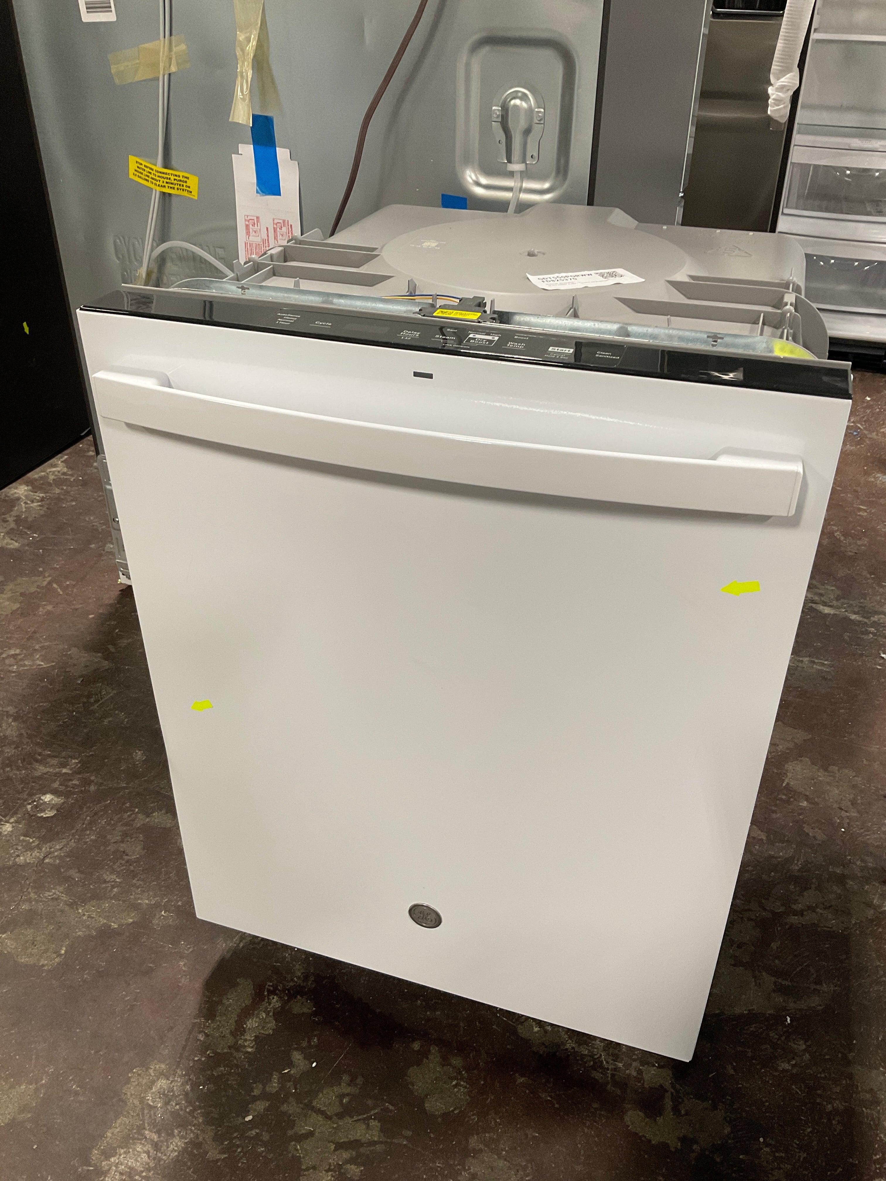 GE GE® ENERGY STAR® Top Control with Plastic Interior Dishwasher with Sanitize Cycle & Dry Boost