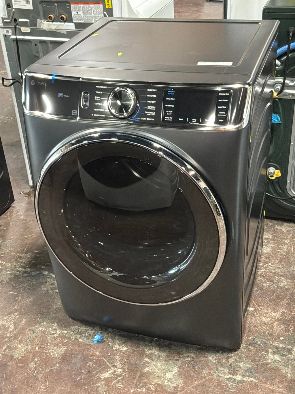 GE Profile™ ENERGY STAR® 7.8 cu. ft. Capacity Smart Front Load Electric Dryer with Steam and Sanitize Cycle