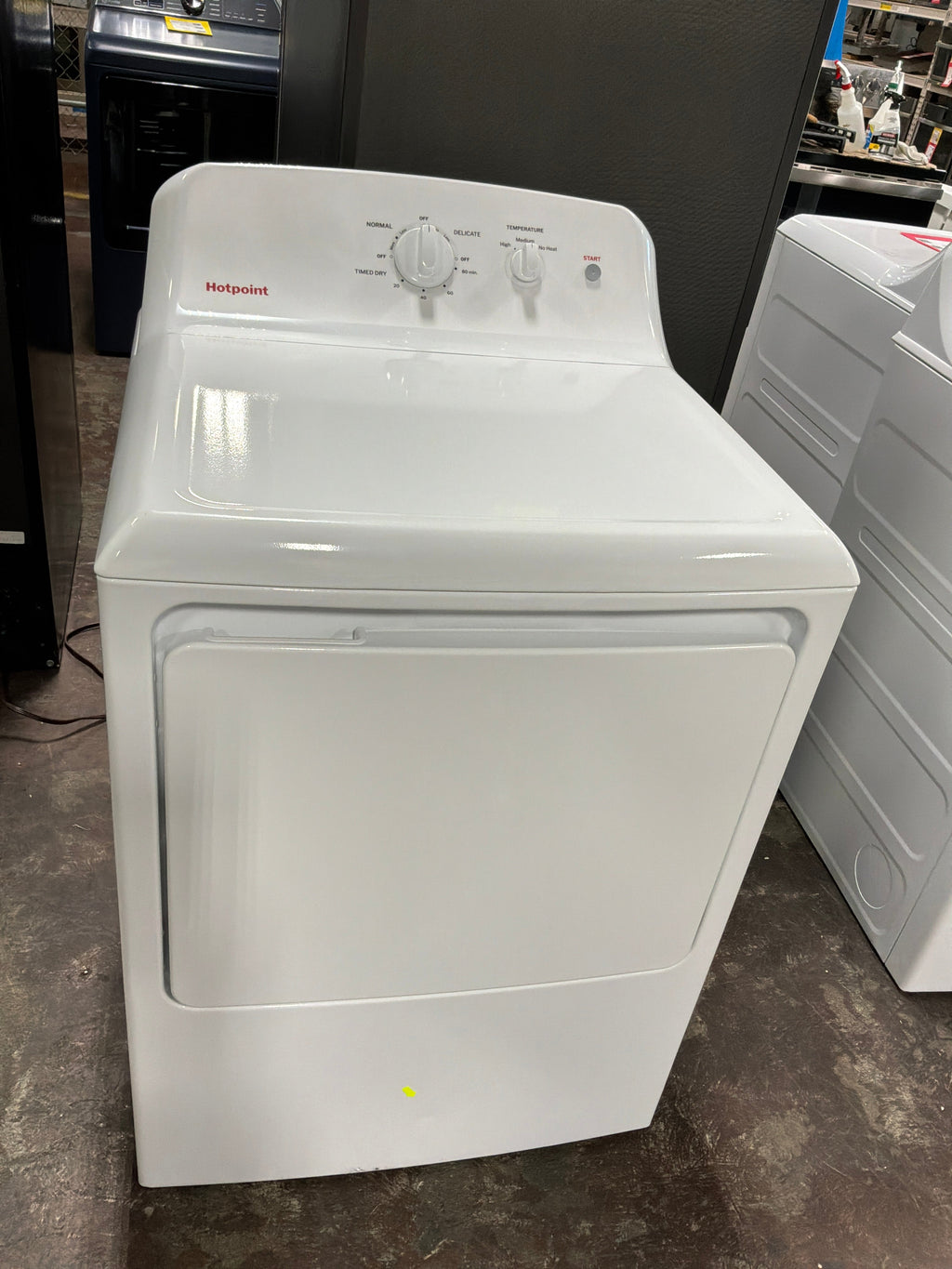 Hotpoint® 6.2 cu. ft. Capacity  Electric Dryer with Up To 120 ft. Venting and Shallow Depth